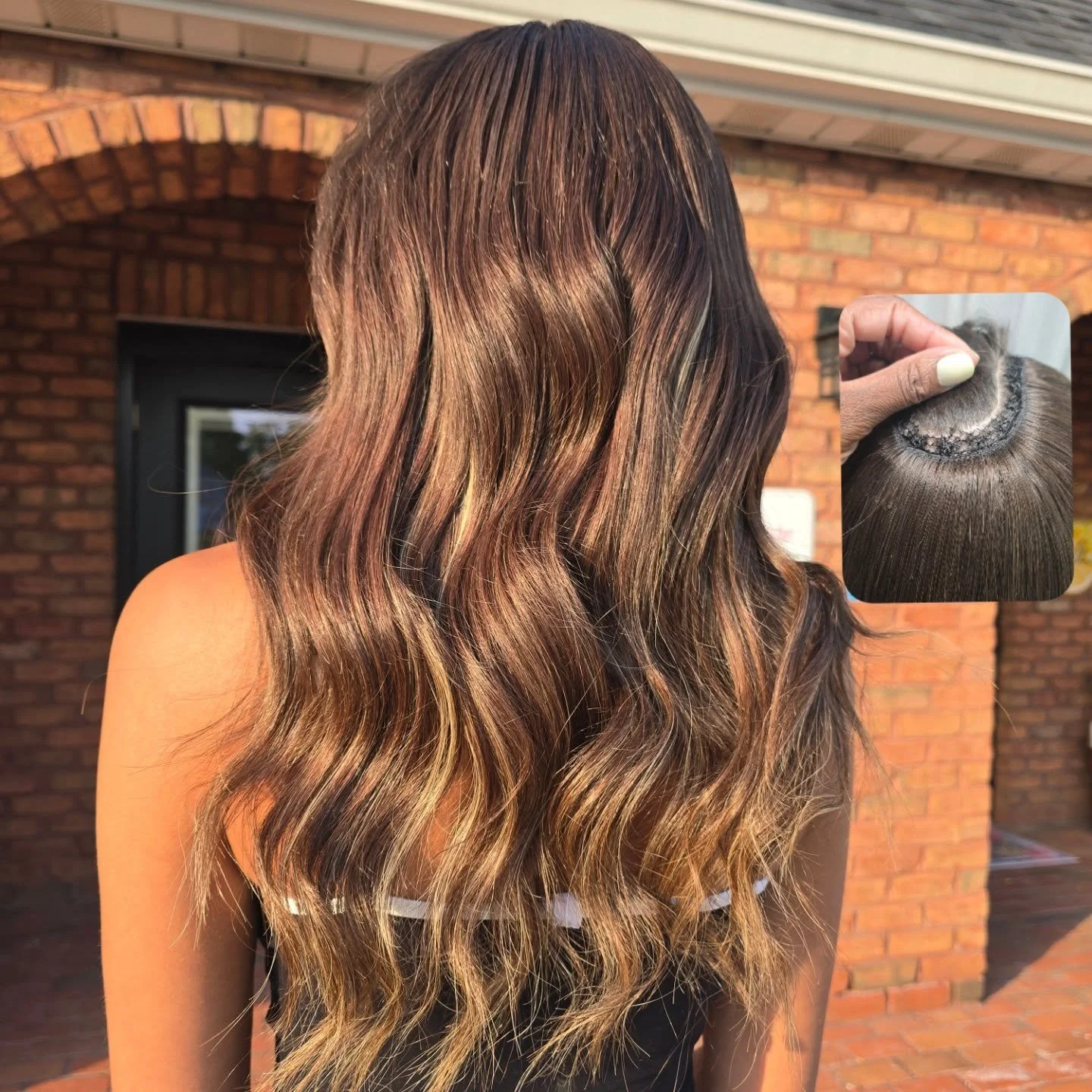 This is the story of a Summer Sew In.

Once upon a time, this beautiful client booked her first sew in. 

It was the spring time.

She booked a sew in maintenance and learned how to shampoo her extensions.

She kept up with it at home.

This beauty t