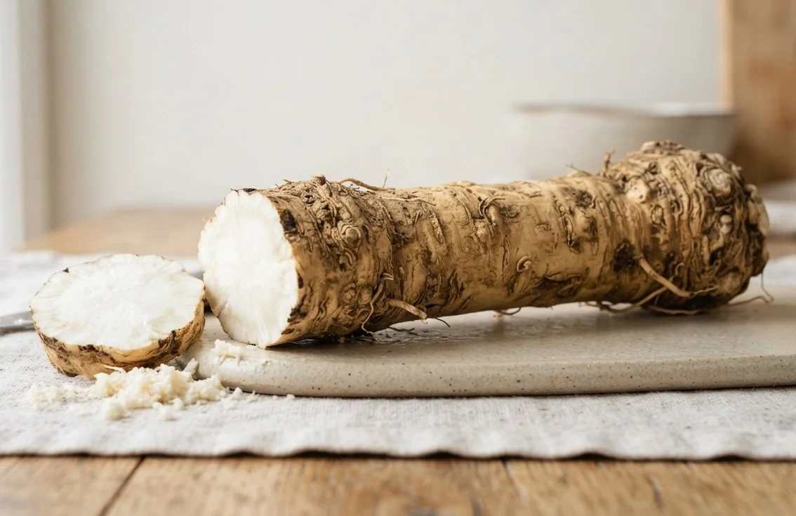 fresh horseradish root