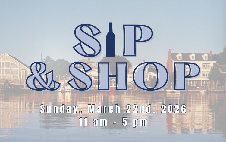 March Sip &amp; Shop Sunday, March 22nd, 2026 (Free Ticket)
