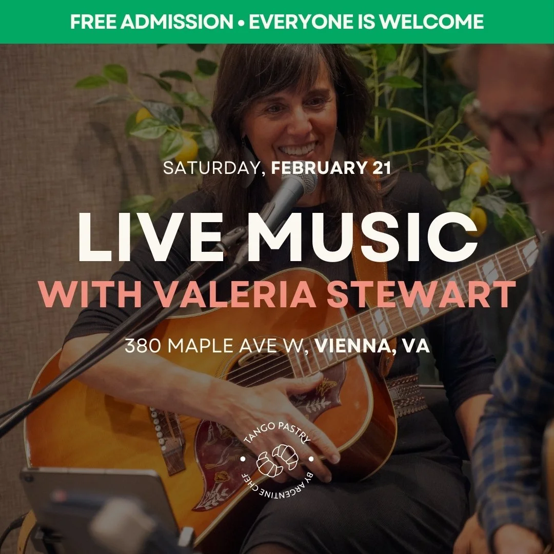 Live Music w/ Valeria Stewart Saturday, February 21, 11:00 a.m. at Tang Pastry Cafe (Vienna Va)