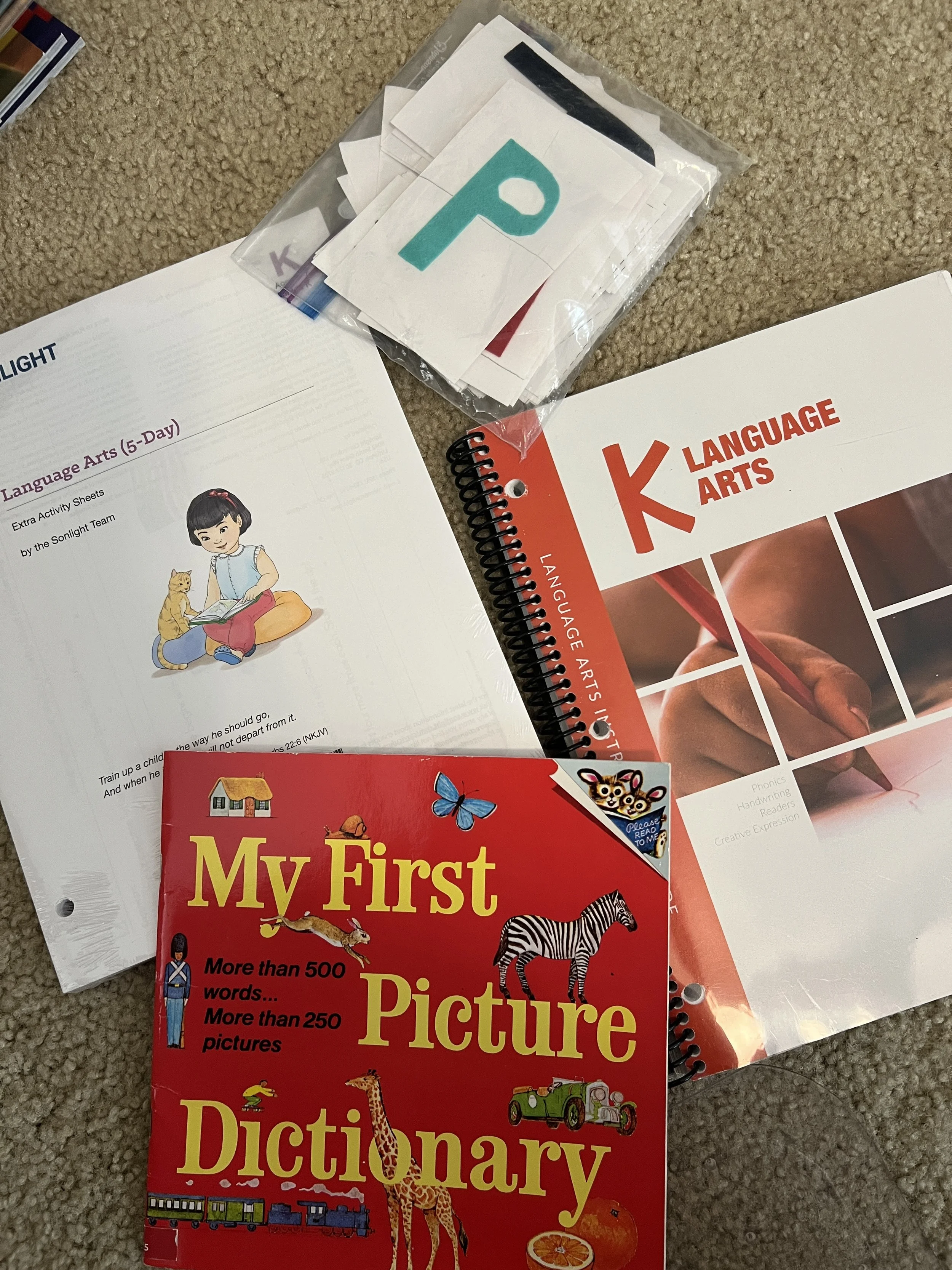 Sonlight: Kindergarten Language Arts Learning Kit