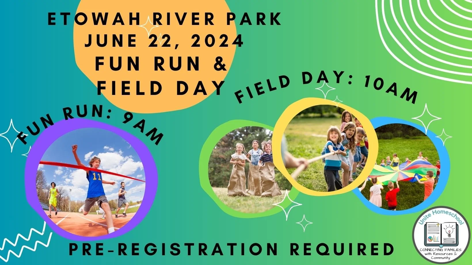 Splash & Dash: 5K Roadrace, Field Day & Fun Run — Unite Homeschool Network