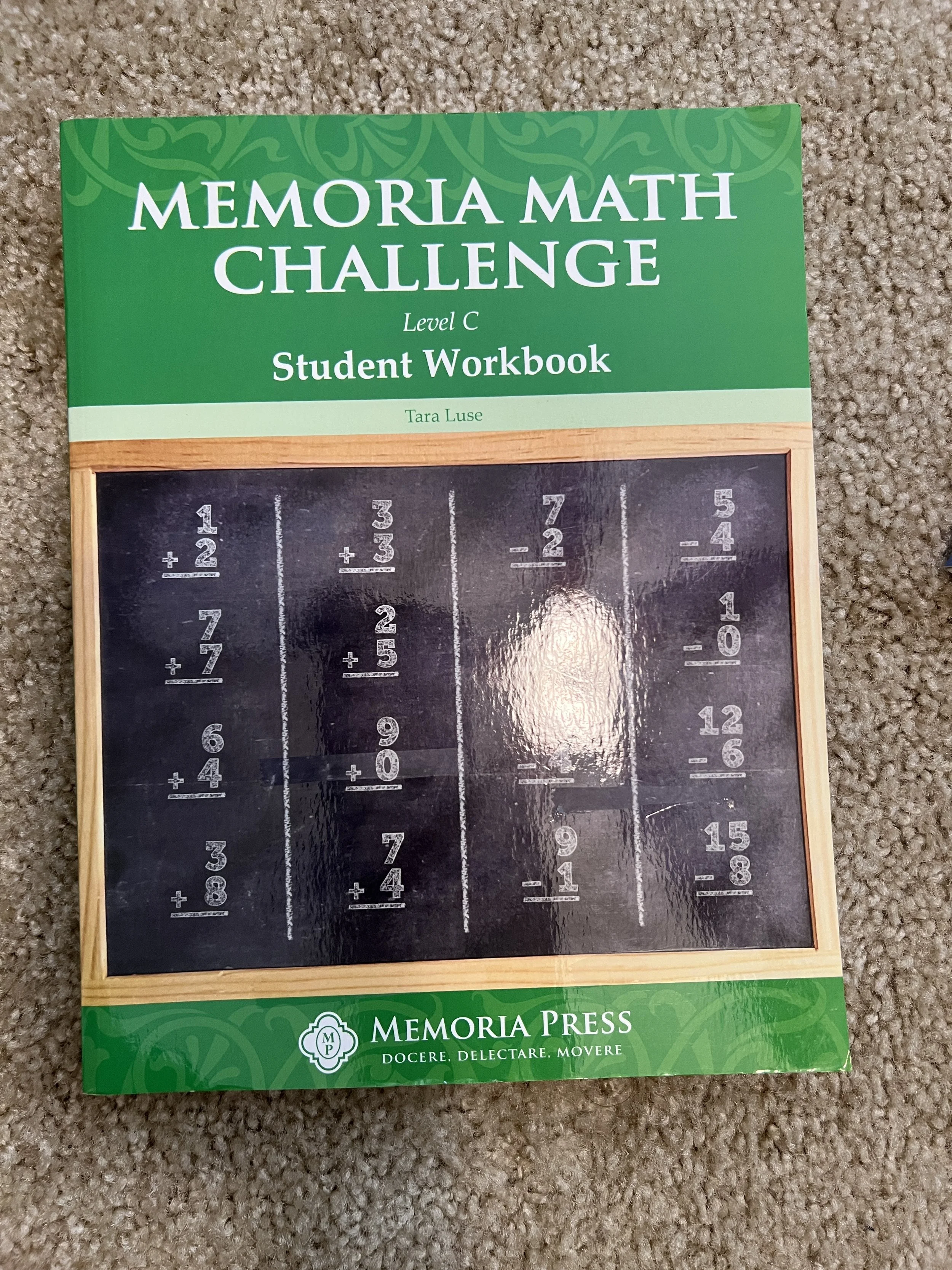 Memoria Math Challenge Level C Student Workbook