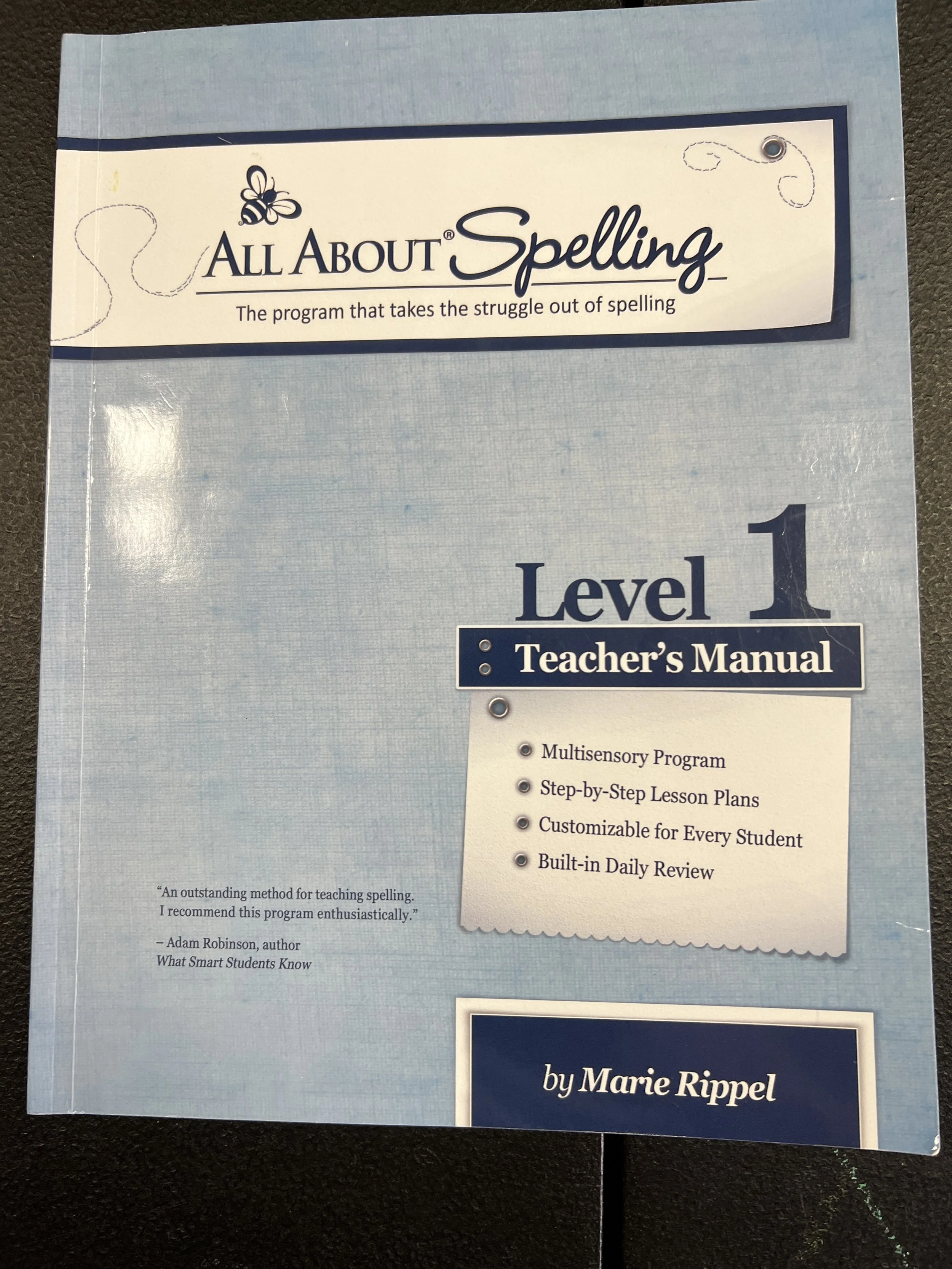 All About Spelling: Level 1 Teacher's Manual