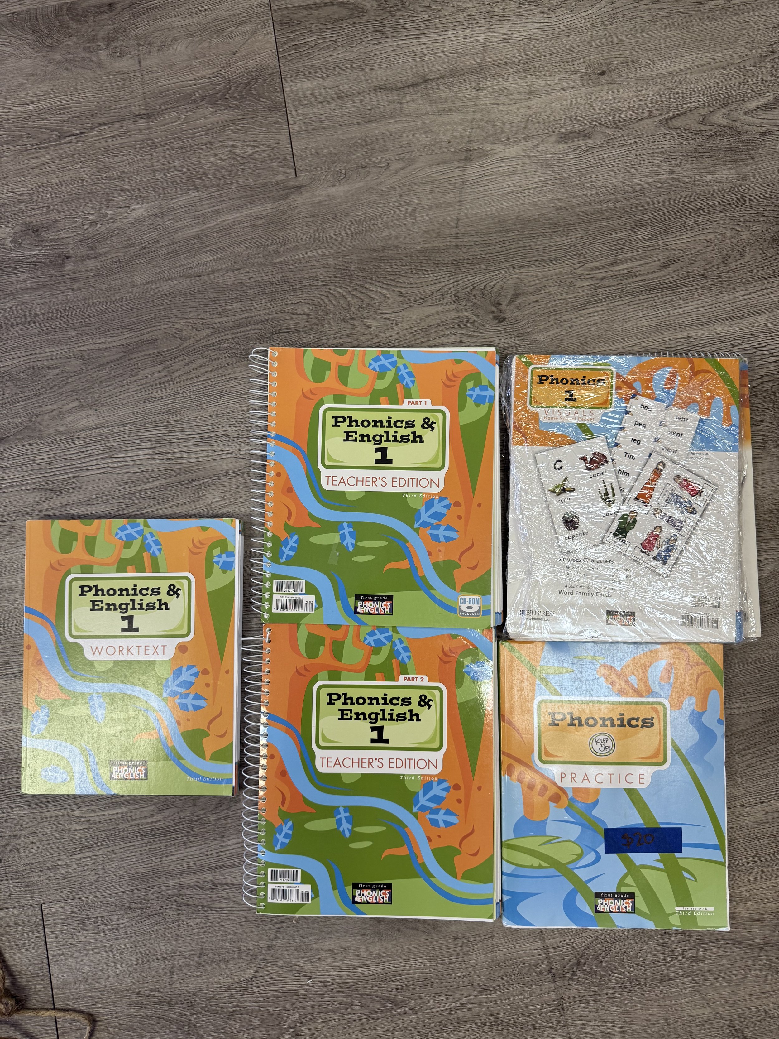BJU Phonics and English 1 SET