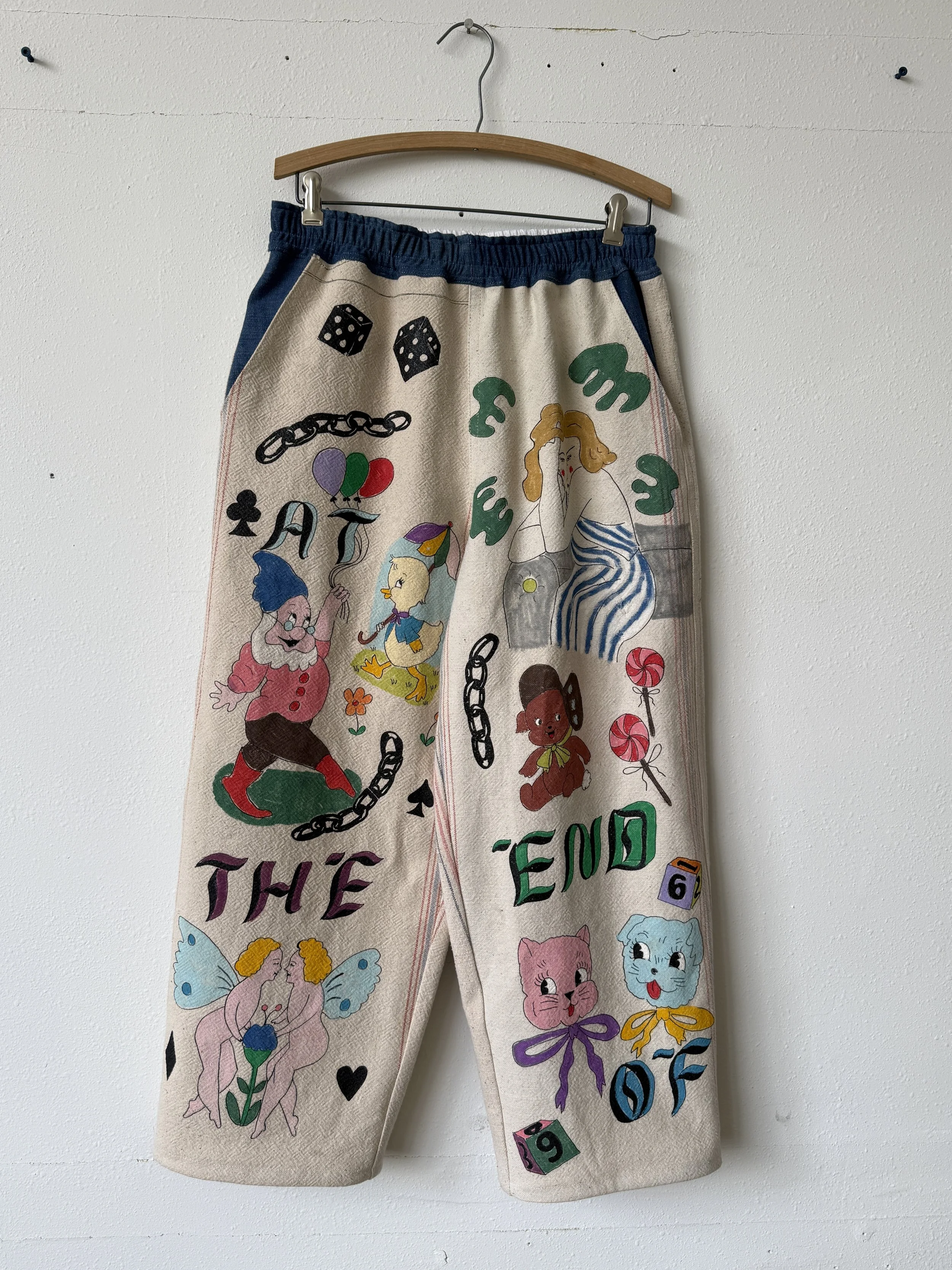 Hand Painted Pants M