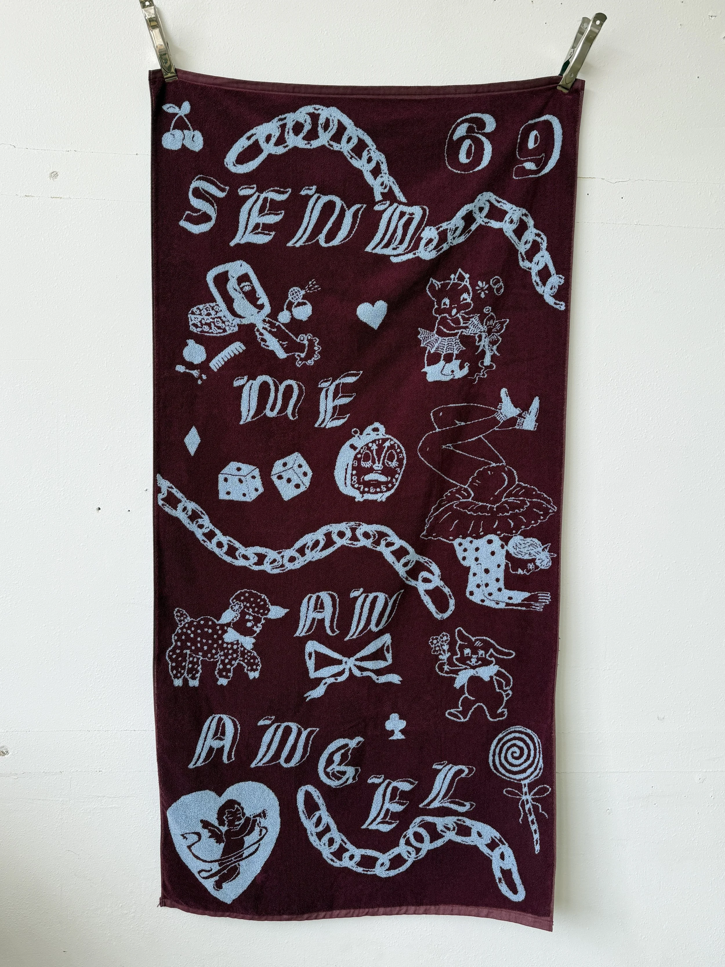 69 Tearz Beach Towel