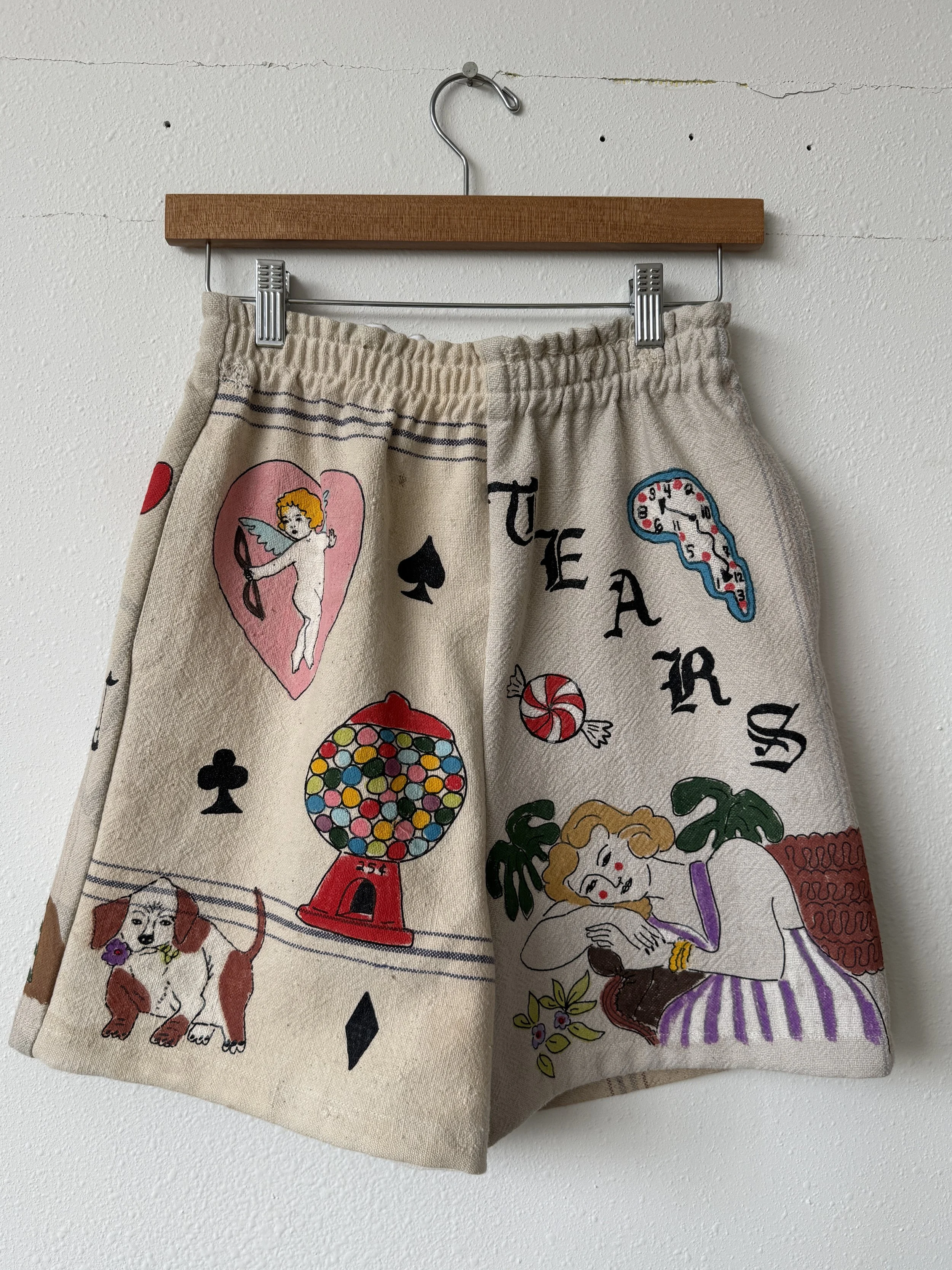 Hand Painted Shorts S