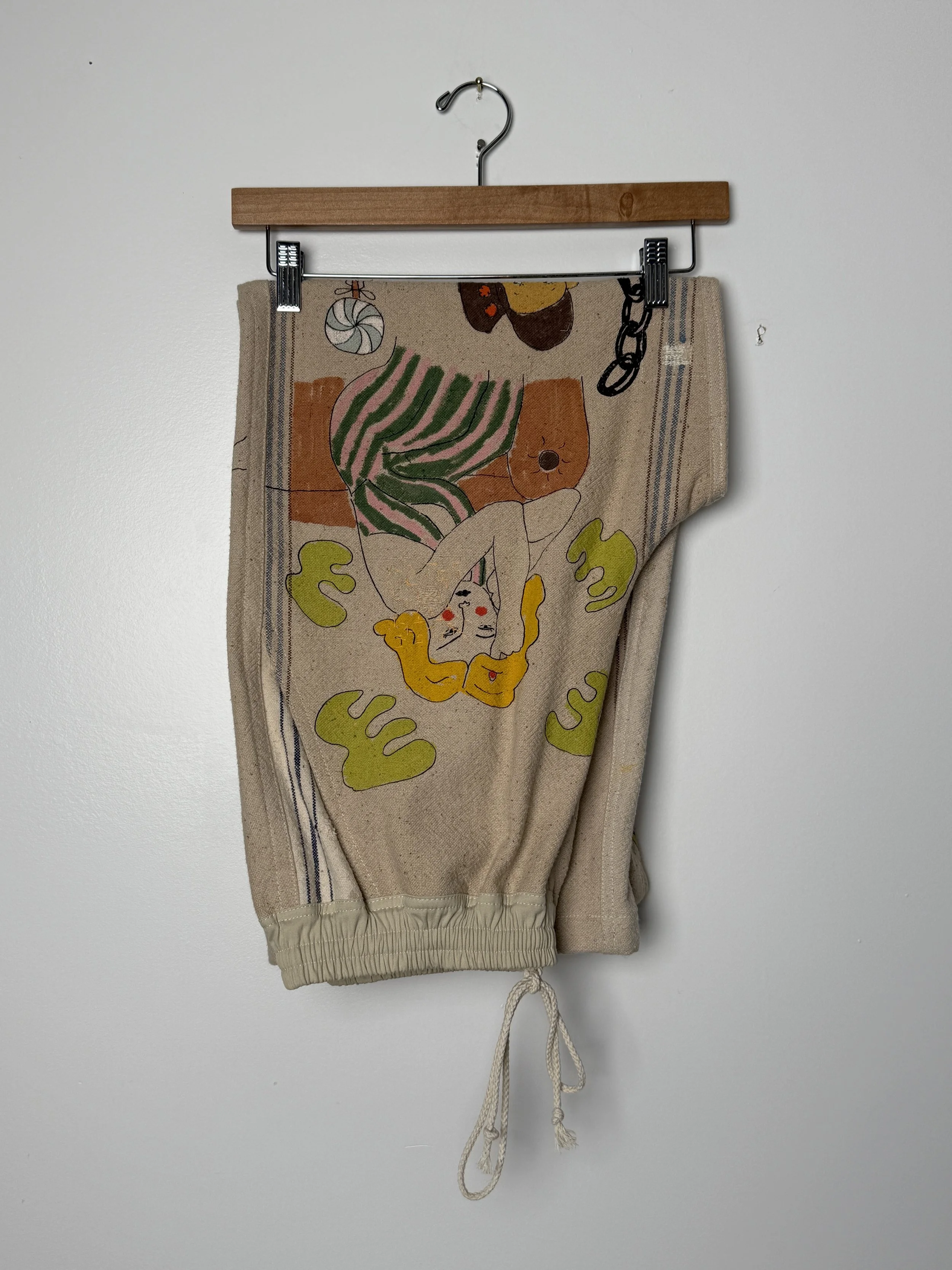 Hand Painted Pants Medium