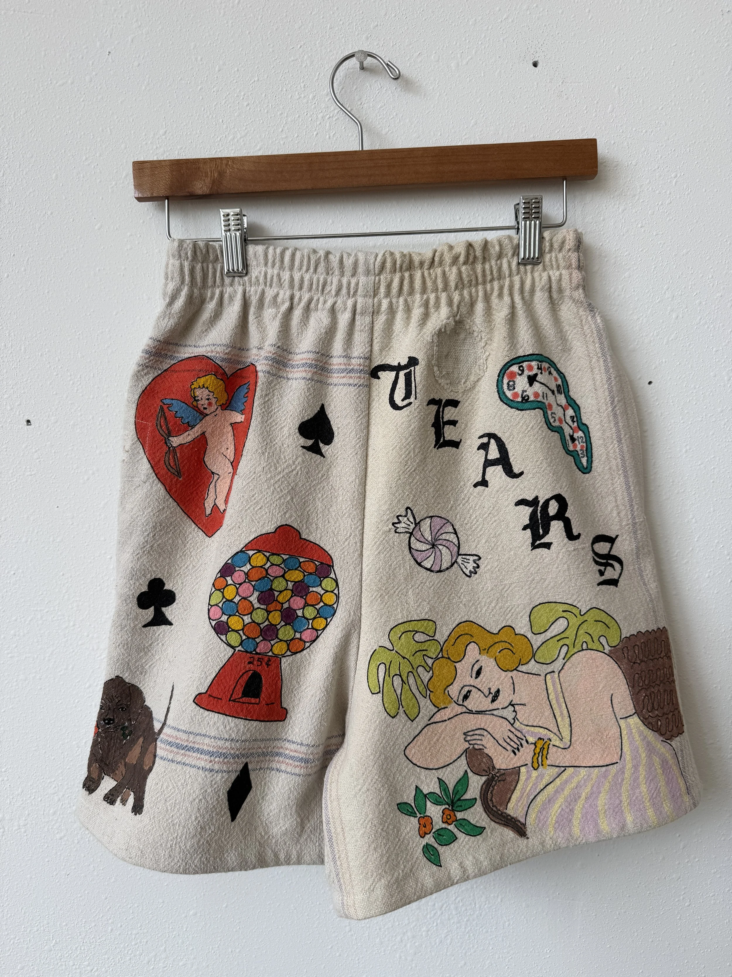 Hand Painted Shorts S