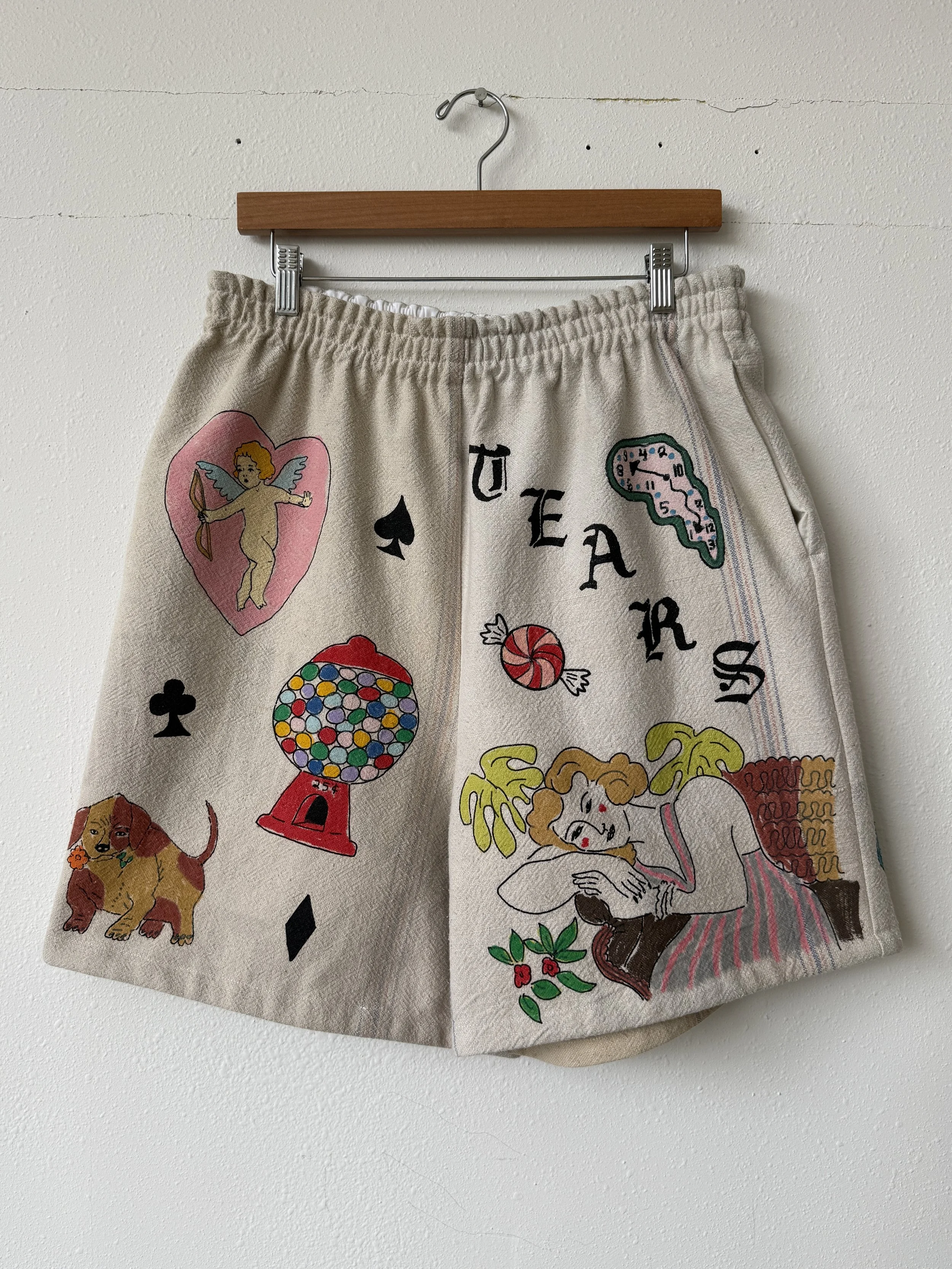 Hand Painted Shorts L
