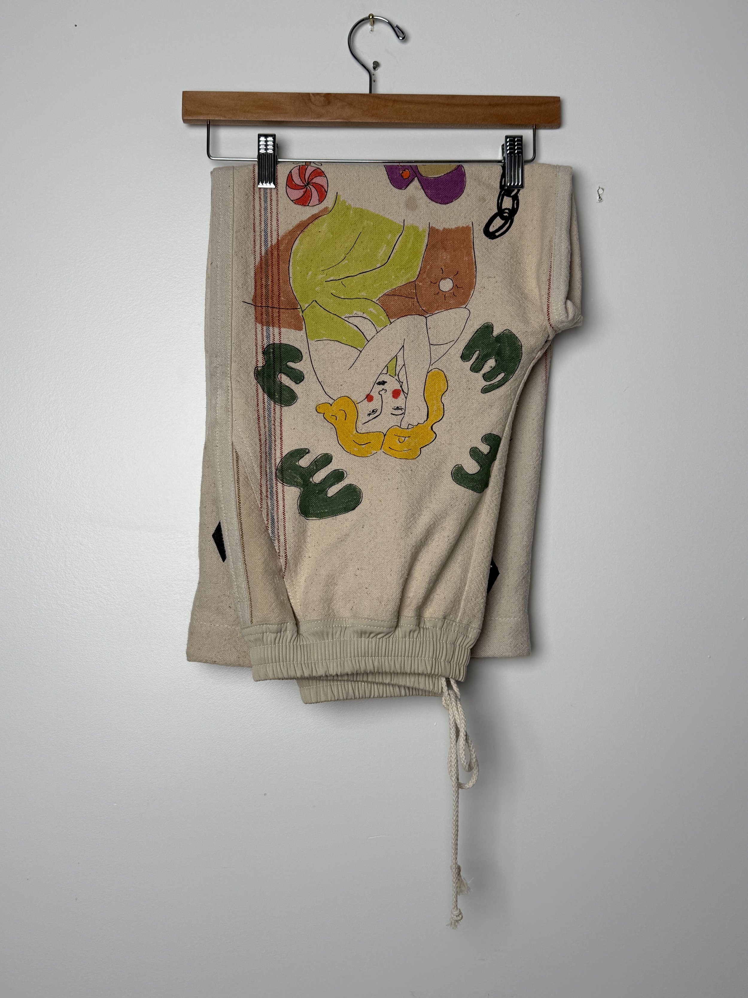 Hand Painted Pants Small