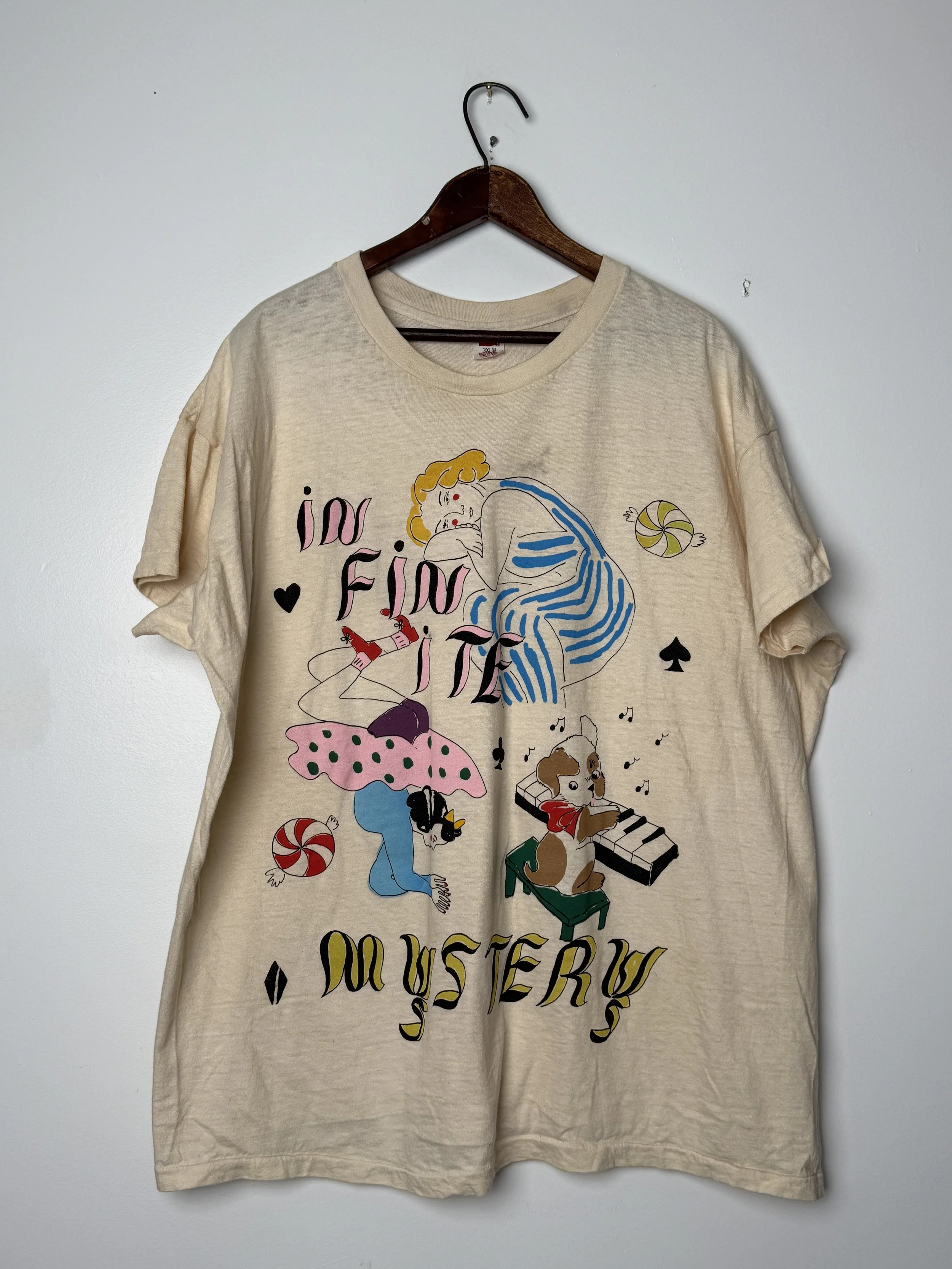 Infinite Mystery Screen Printed Vintage Tee XL/XXL