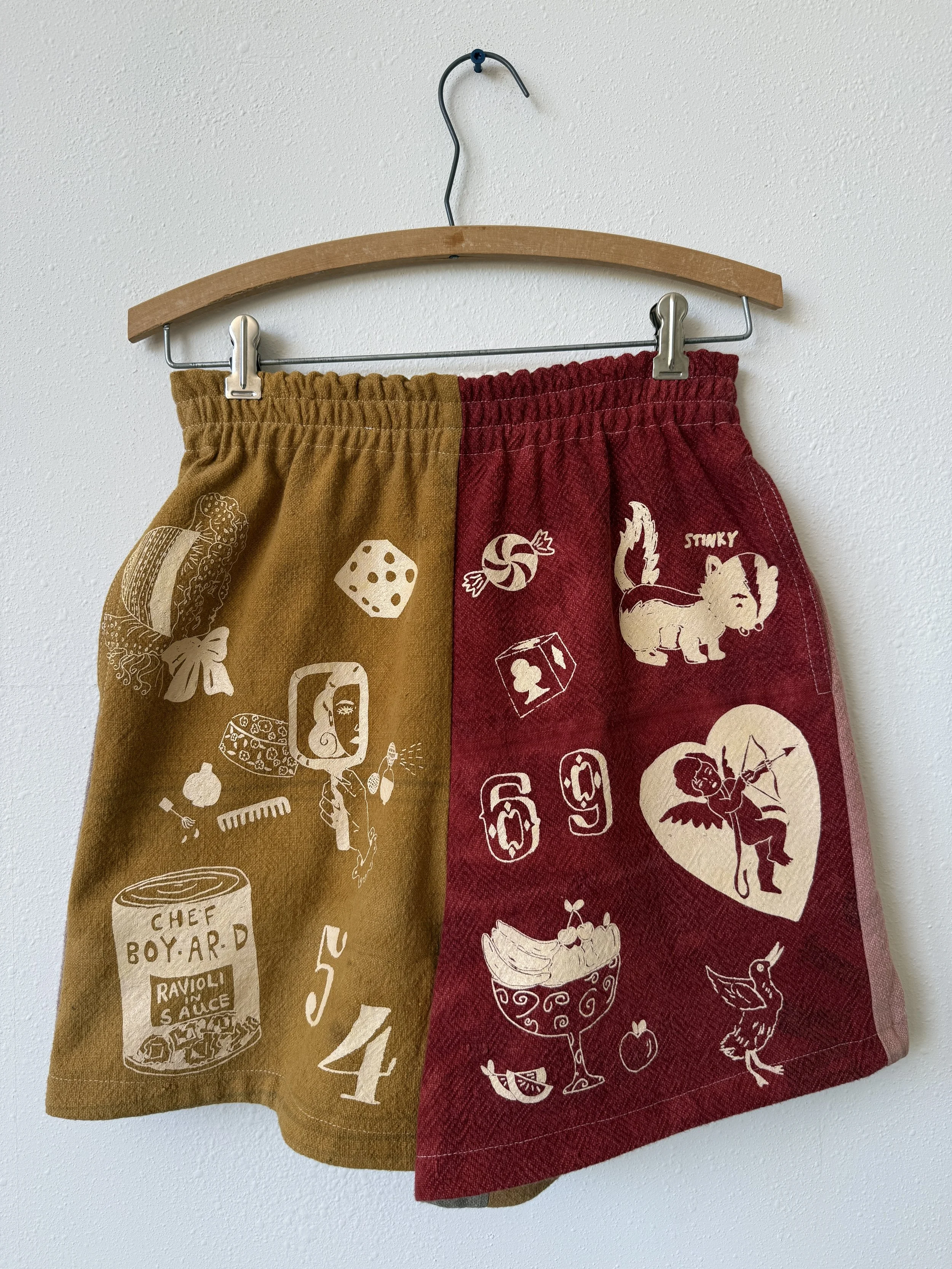 Color Block Shorts S