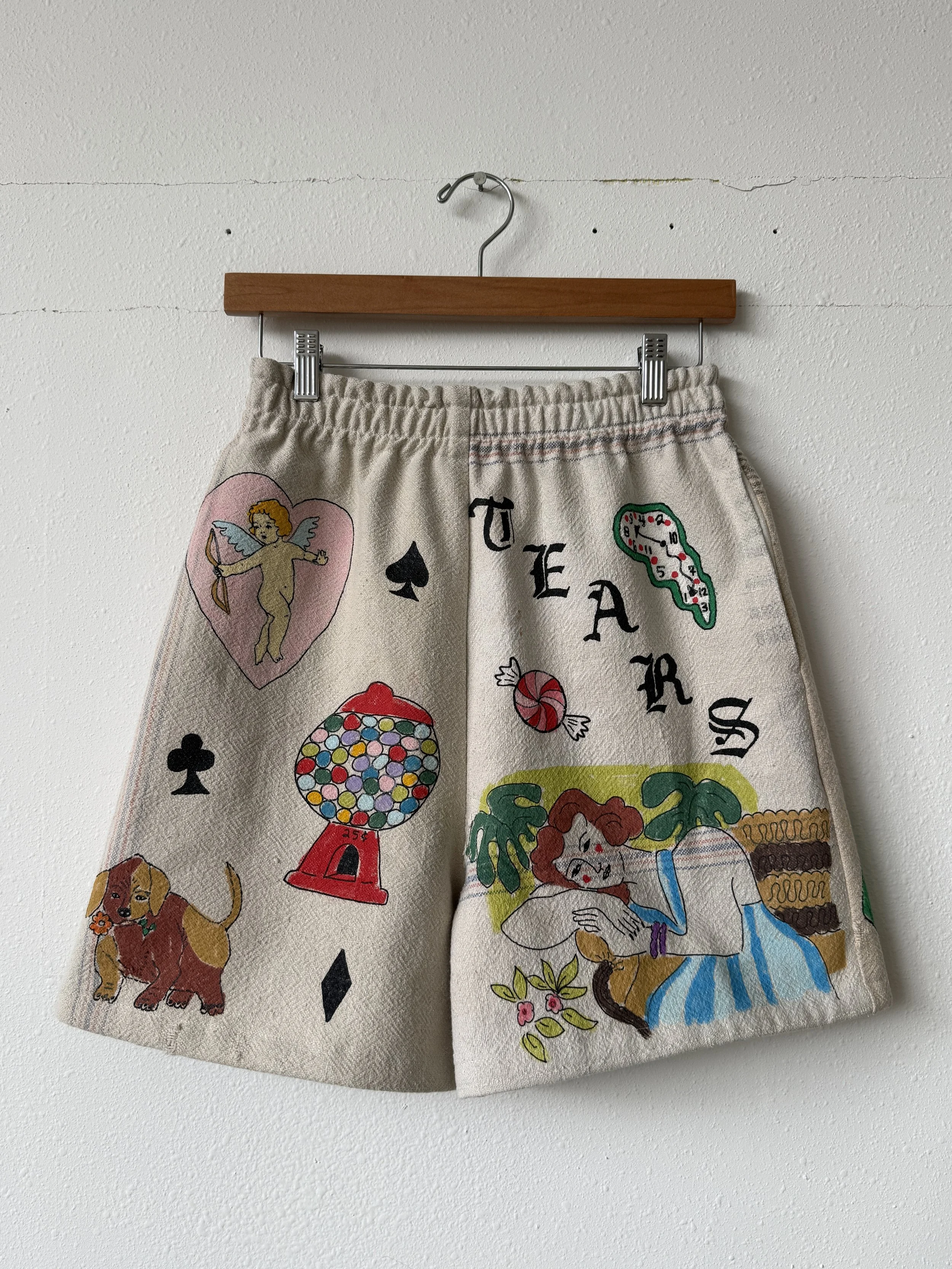 Hand Painted Shorts S