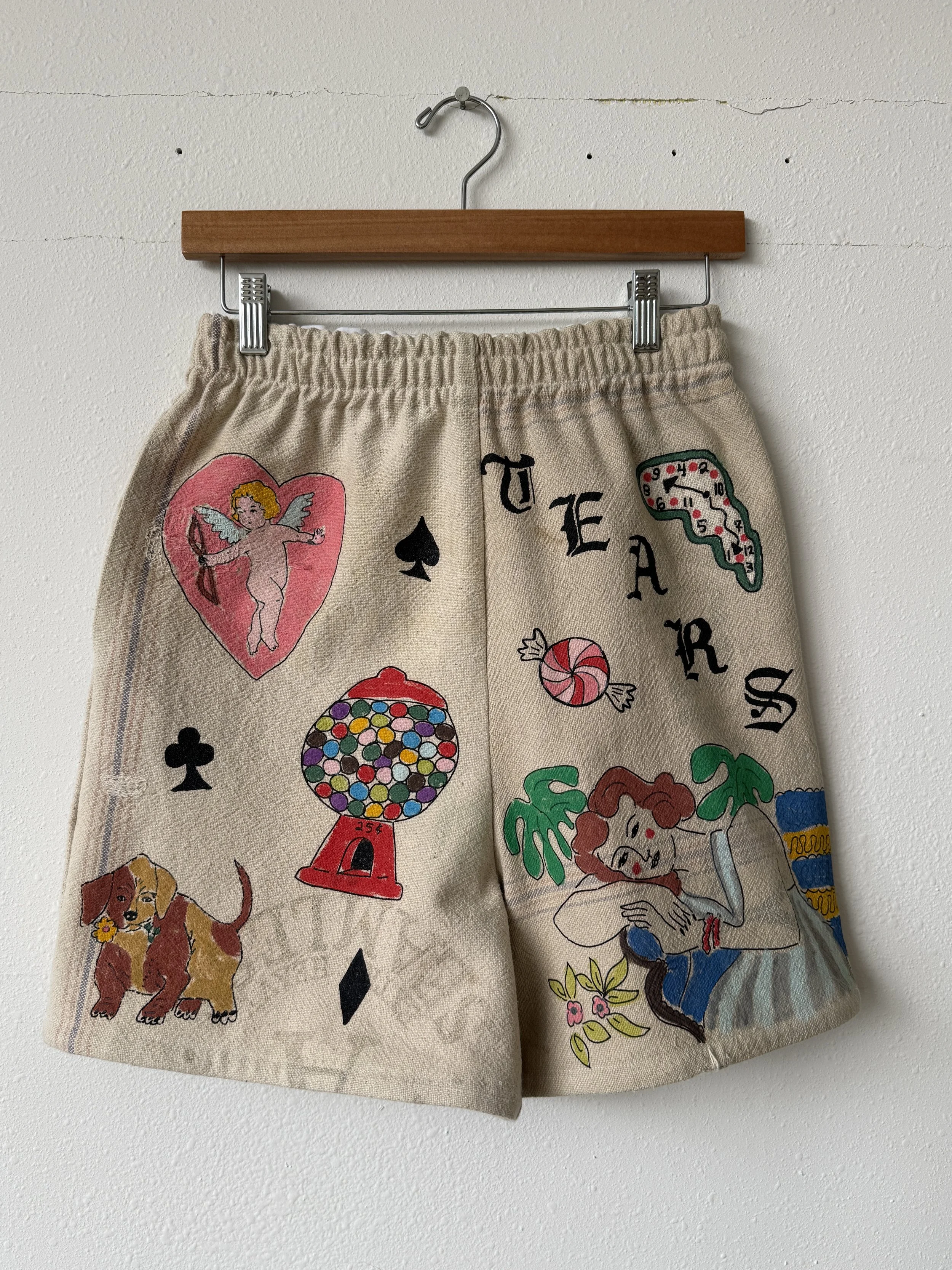 Hand Painted Shorts S