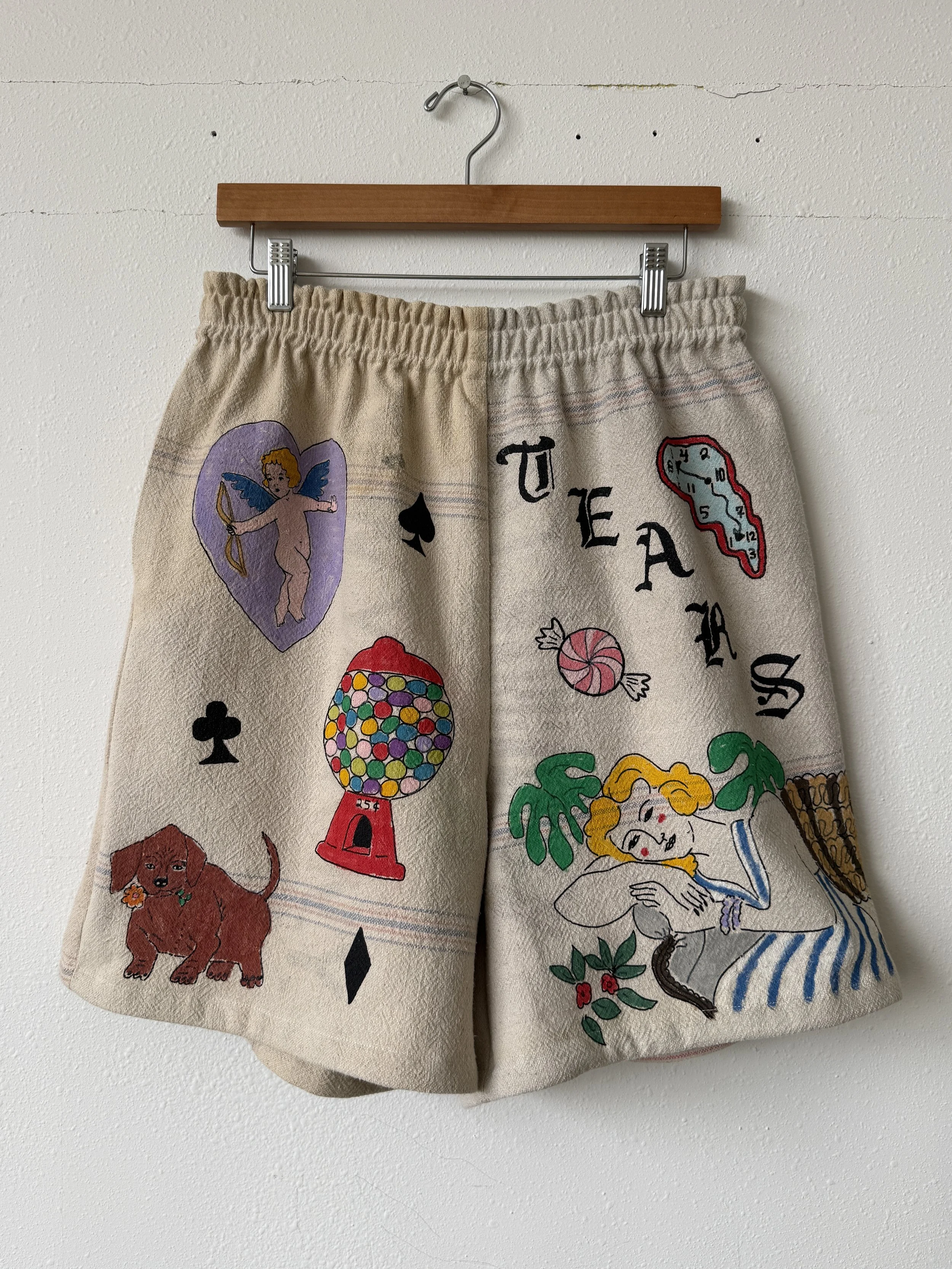 Hand Painted Shorts L