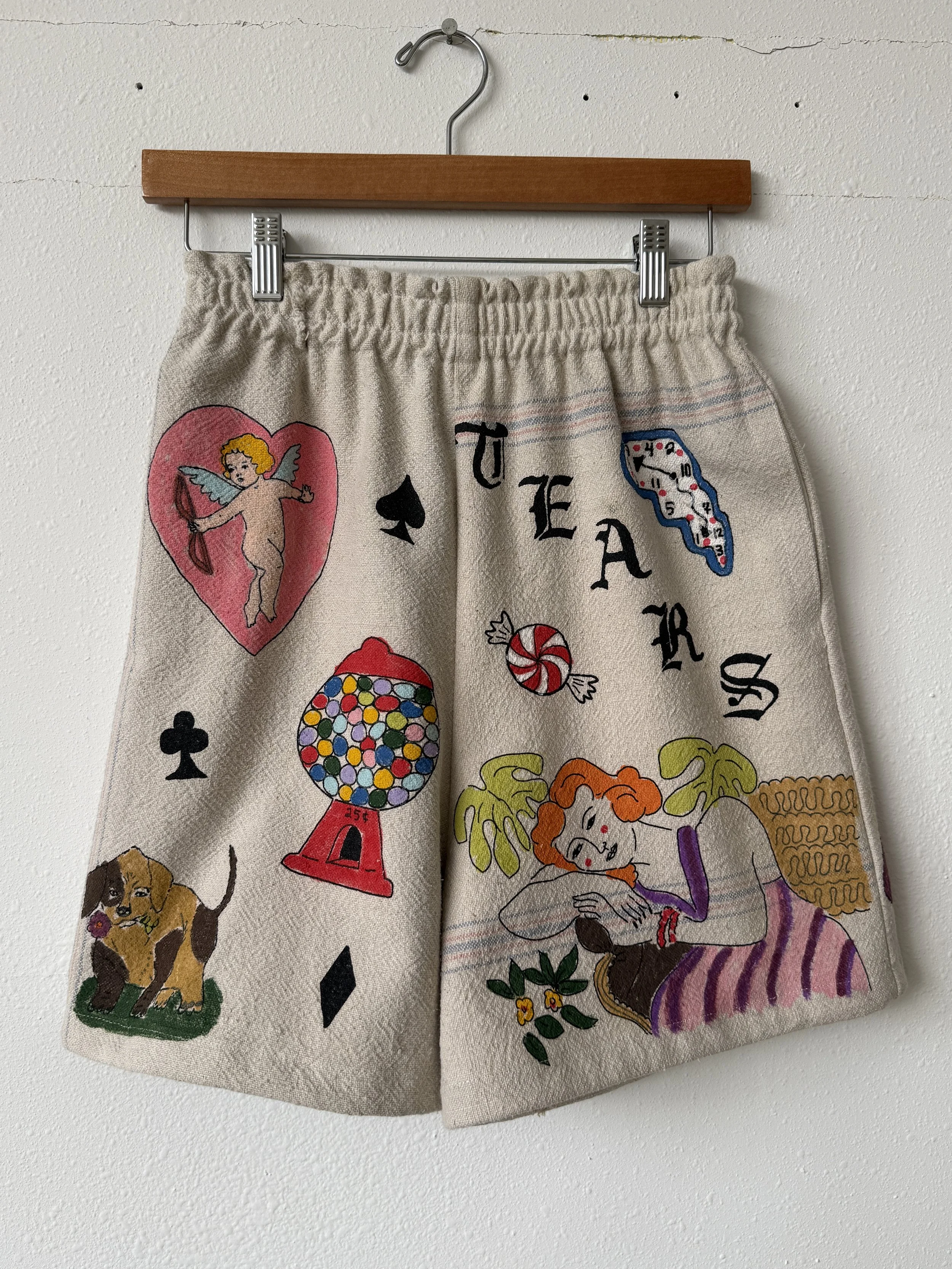 Hand Painted Shorts S