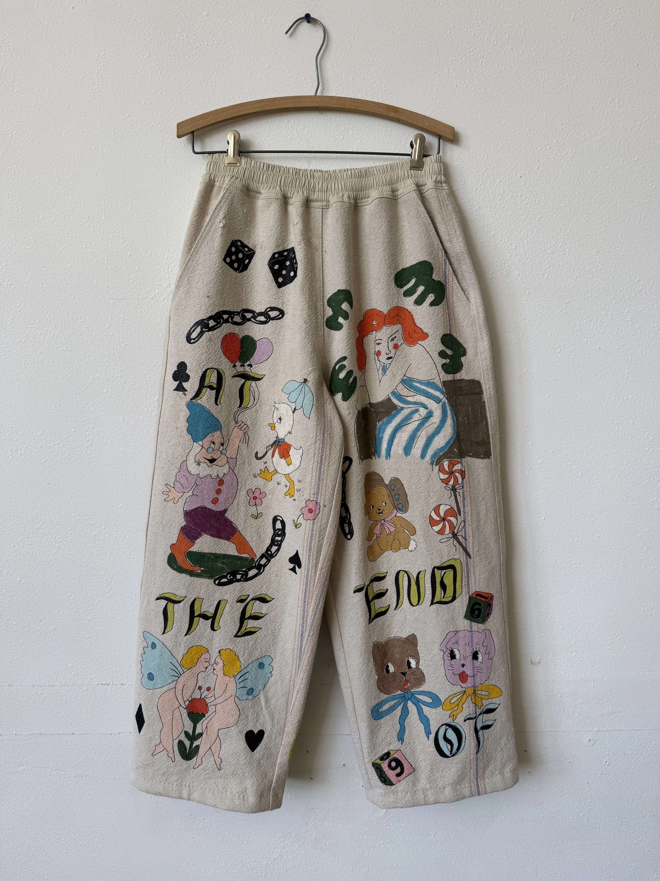 Hand Painted Pants S