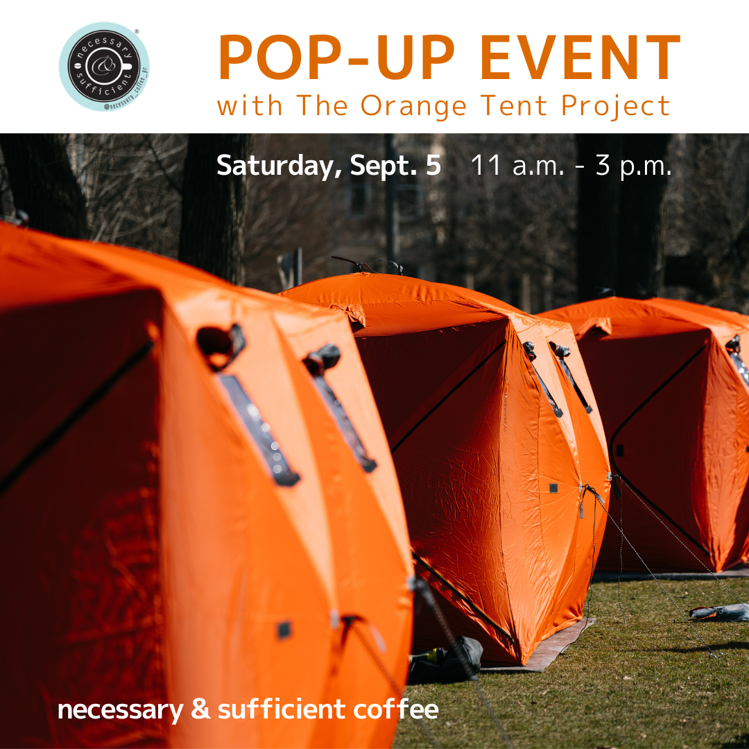 Pop up at Necessary & Sufficient Coffee