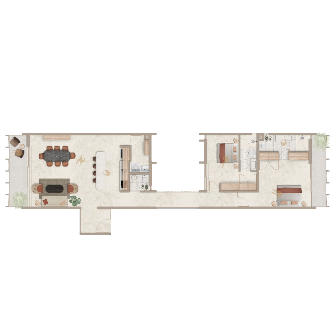 Magic Apartment Towers — Aflora Tulum