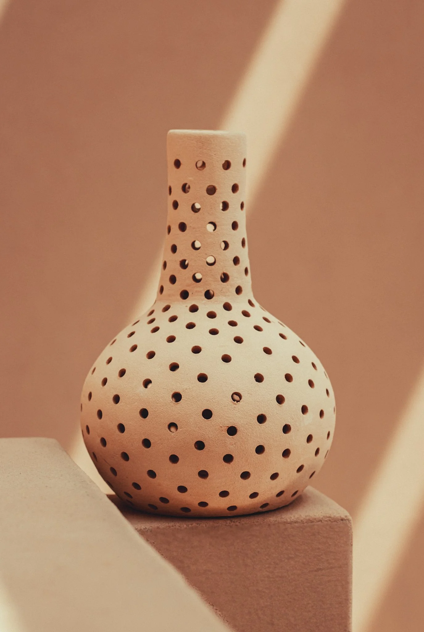 White Clay Vase