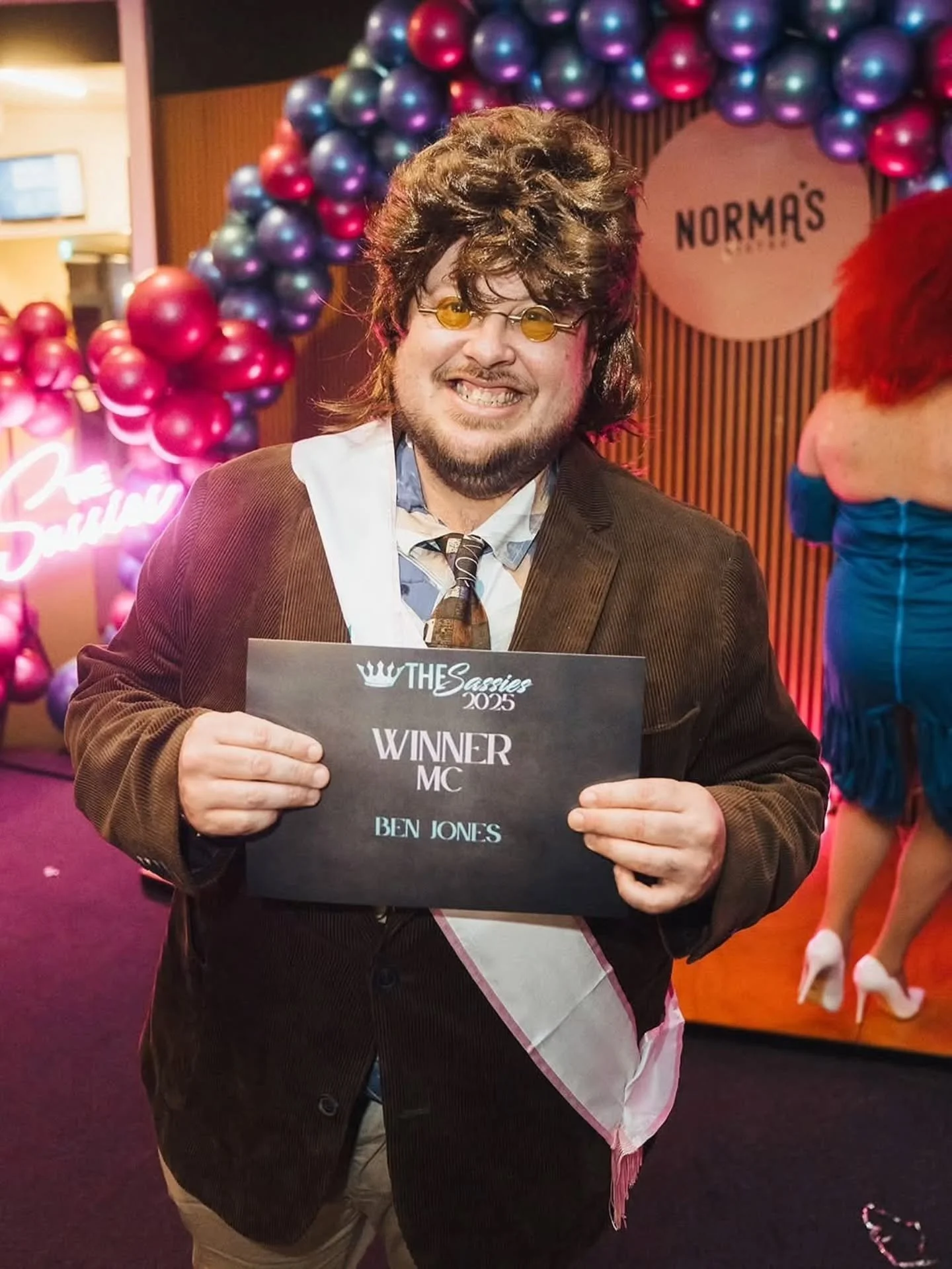 Thank you all! 🤯

Last week I attended the @sassywedcrew 80s prom themed awards and was fortunate enough to walk away with both the Celebrant AND MC Awards for 2025 🏆🏆

This industry is full of insanely talented, big hearted people, and being in t