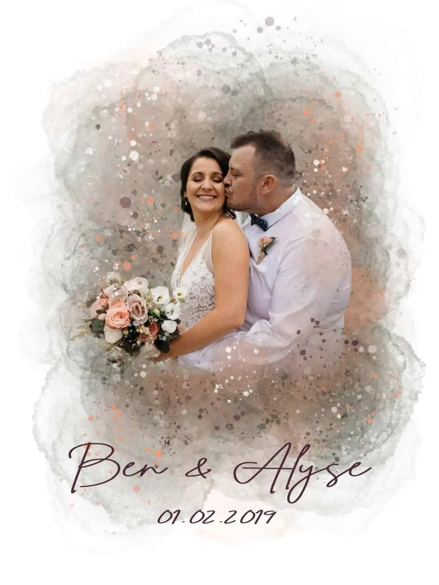 WEDDING ANNIVERSARY GIFTS&hellip;
I GOTCHU! 🫶🩵🩷

How bloody good is this!
Huge shout out to @marlee.jeans.studio for taking a moment from our wedding day and turning it into the perfect anniversary gift.

This is the kind of stuff that gets you in