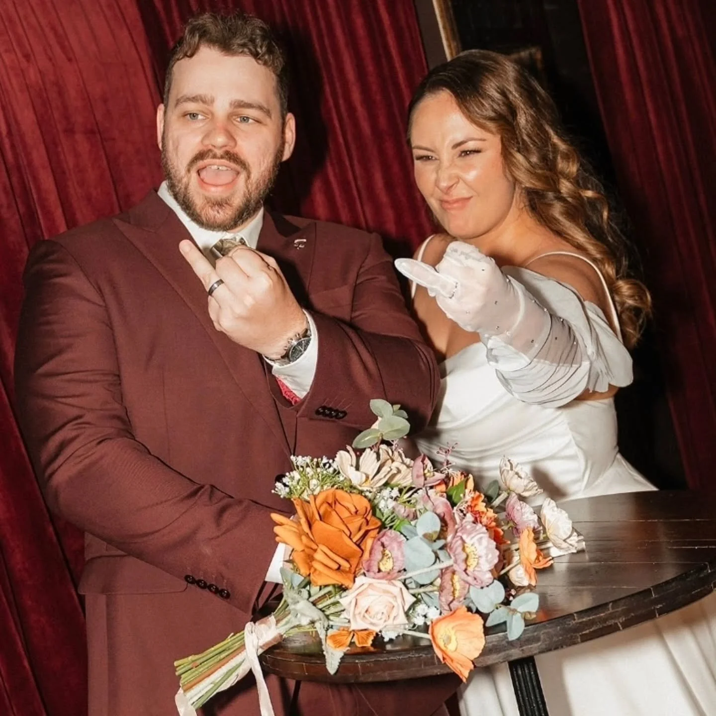 Your day. Your way. 🖕🫶
Maddi &amp; Eli didn&rsquo;t get married to meet others expectations.. they came to get married their way! 

Big love, Big Laughs and Big middle finger to traditions thay didn't feel them just because &ldquo;that&rsquo;s how 