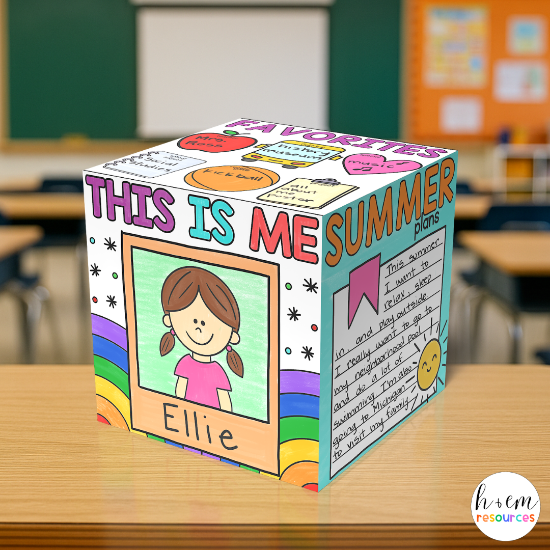Meet Your Students in 3D:                                               A First Week of School Favorite