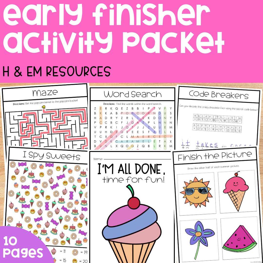 Activity Packets — H & Em Resources