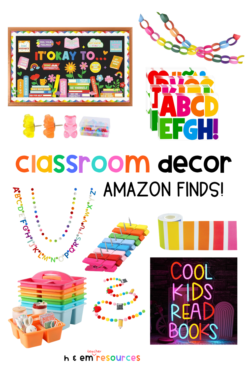 Bright and cheerful classroom inspiration!