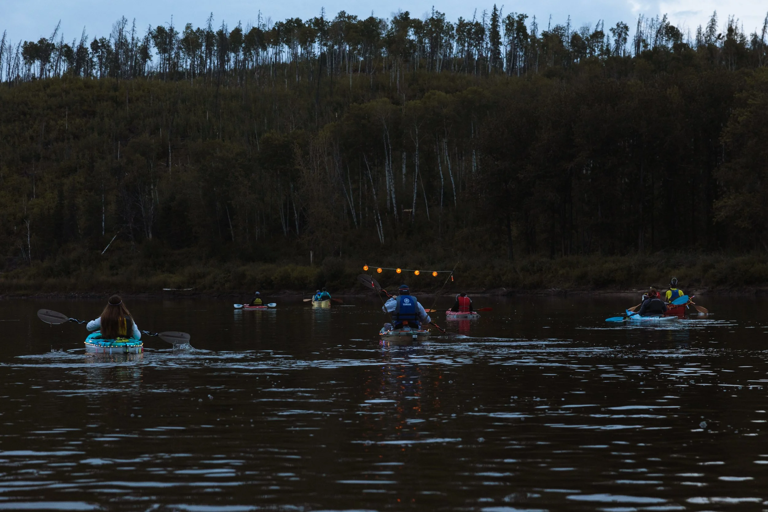 Glow Paddle at Gregoire Lake