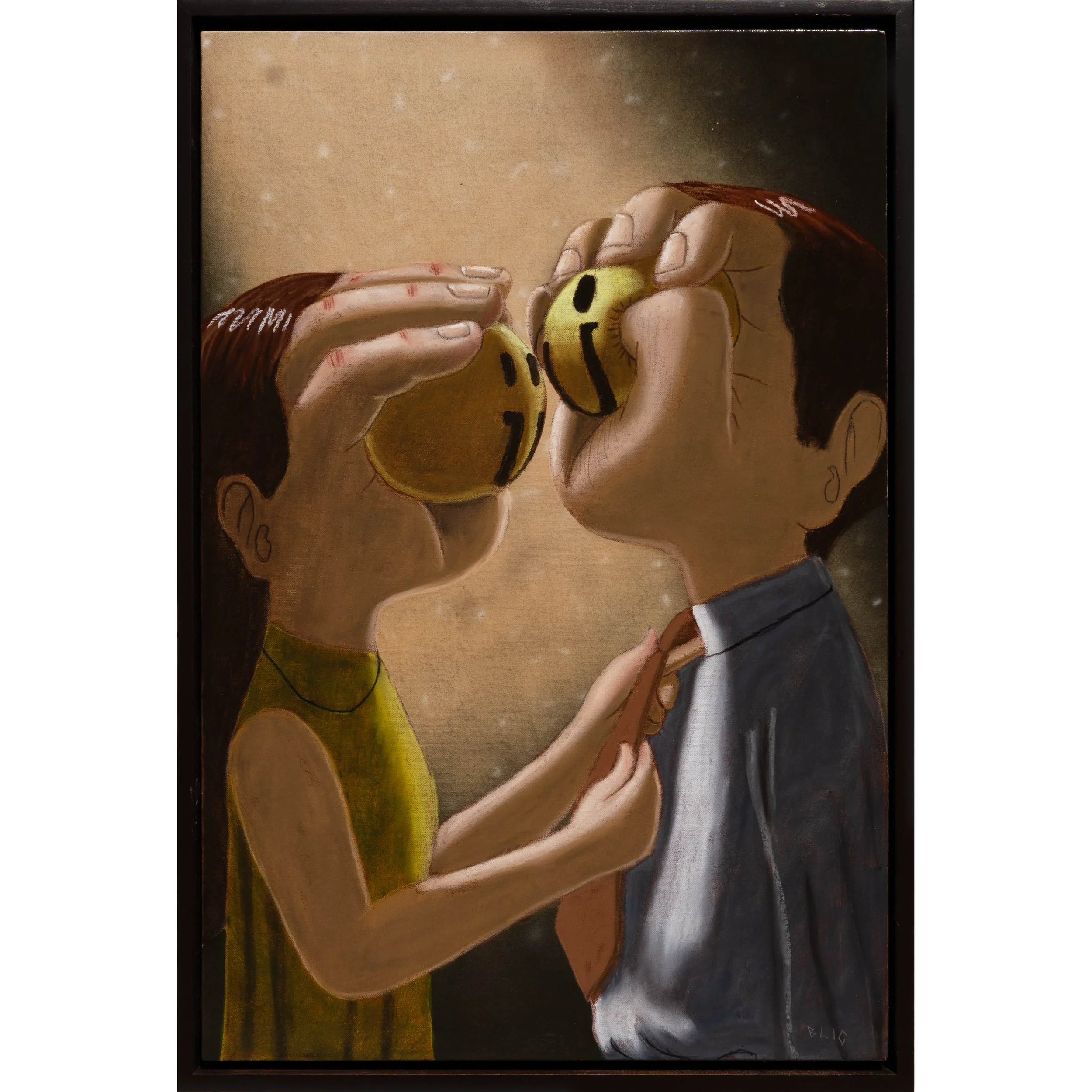 Oil Pastel on Canvas