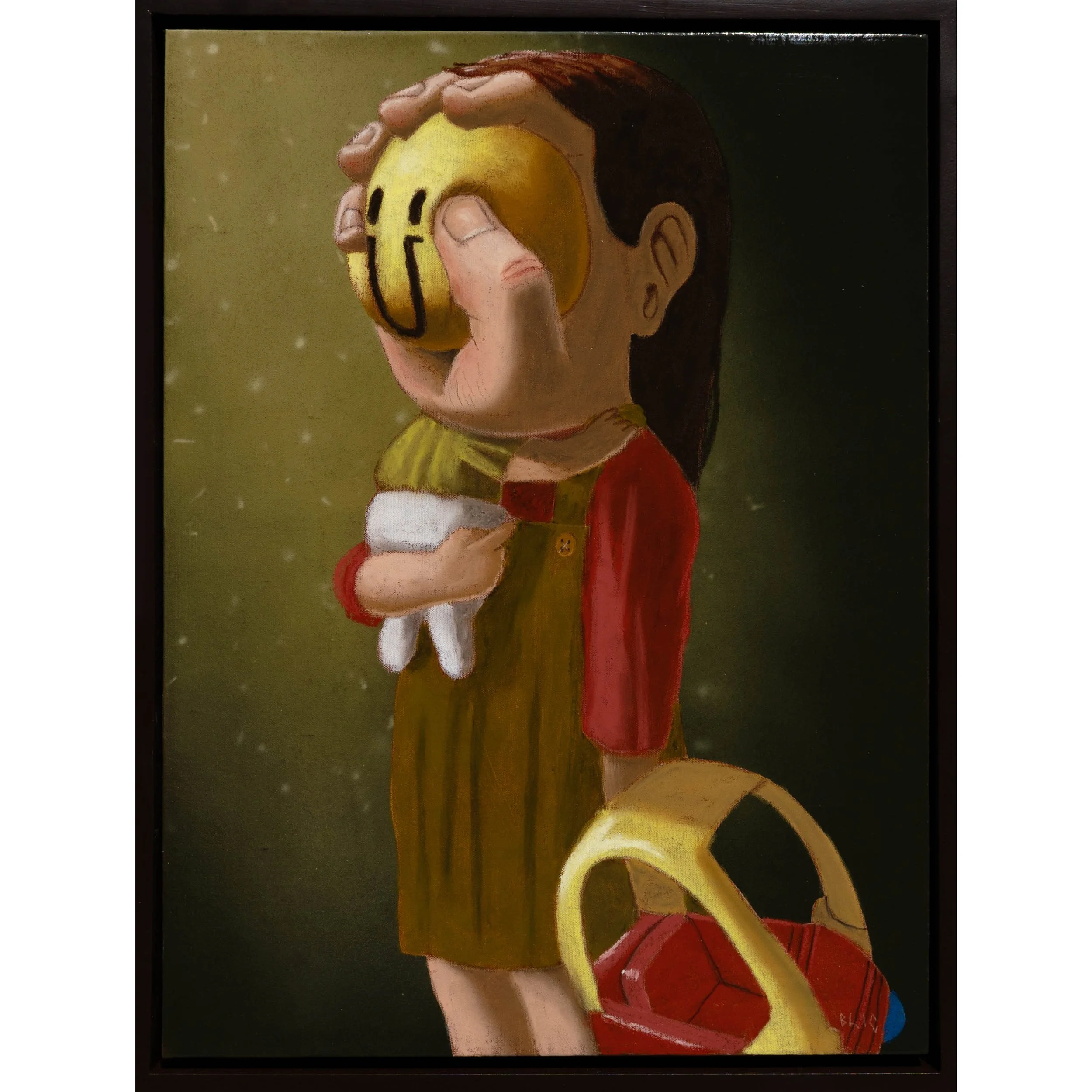 Oil Pastel on Canvas