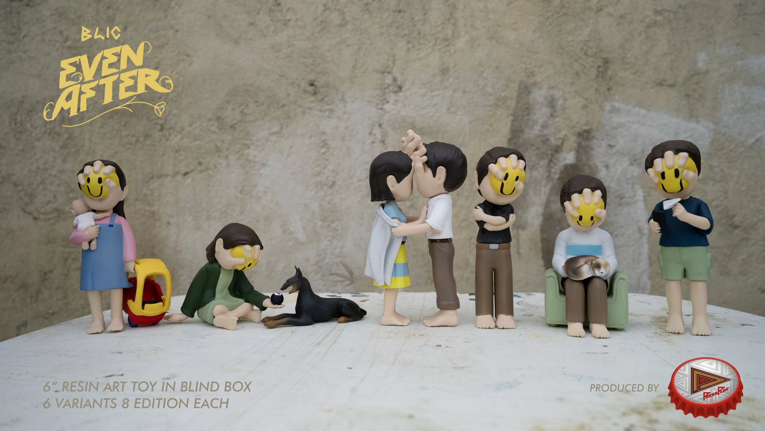 6" Resin Art Toys (Blind Box Release)
6 Variants ; Limited 8 Editions