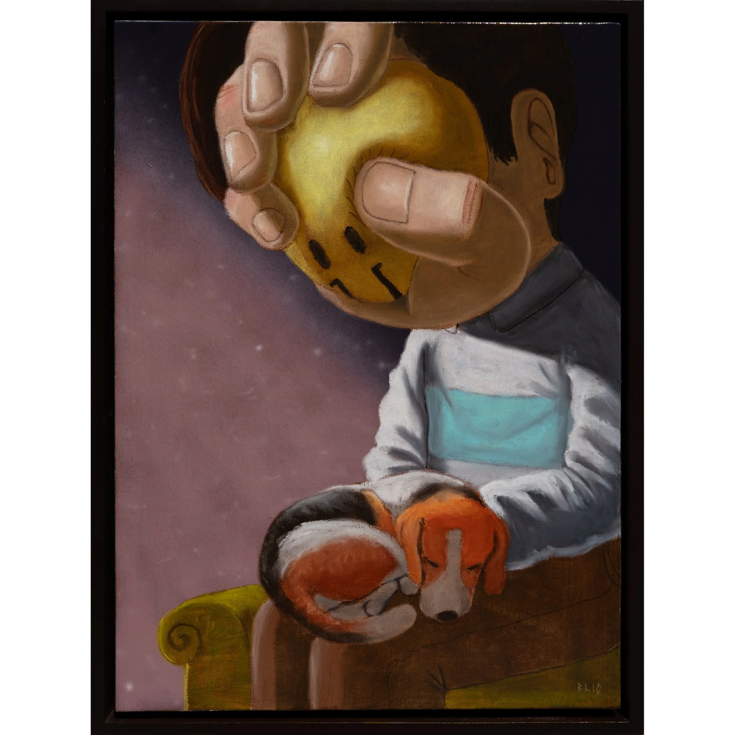 Oil Pastel on Canvas