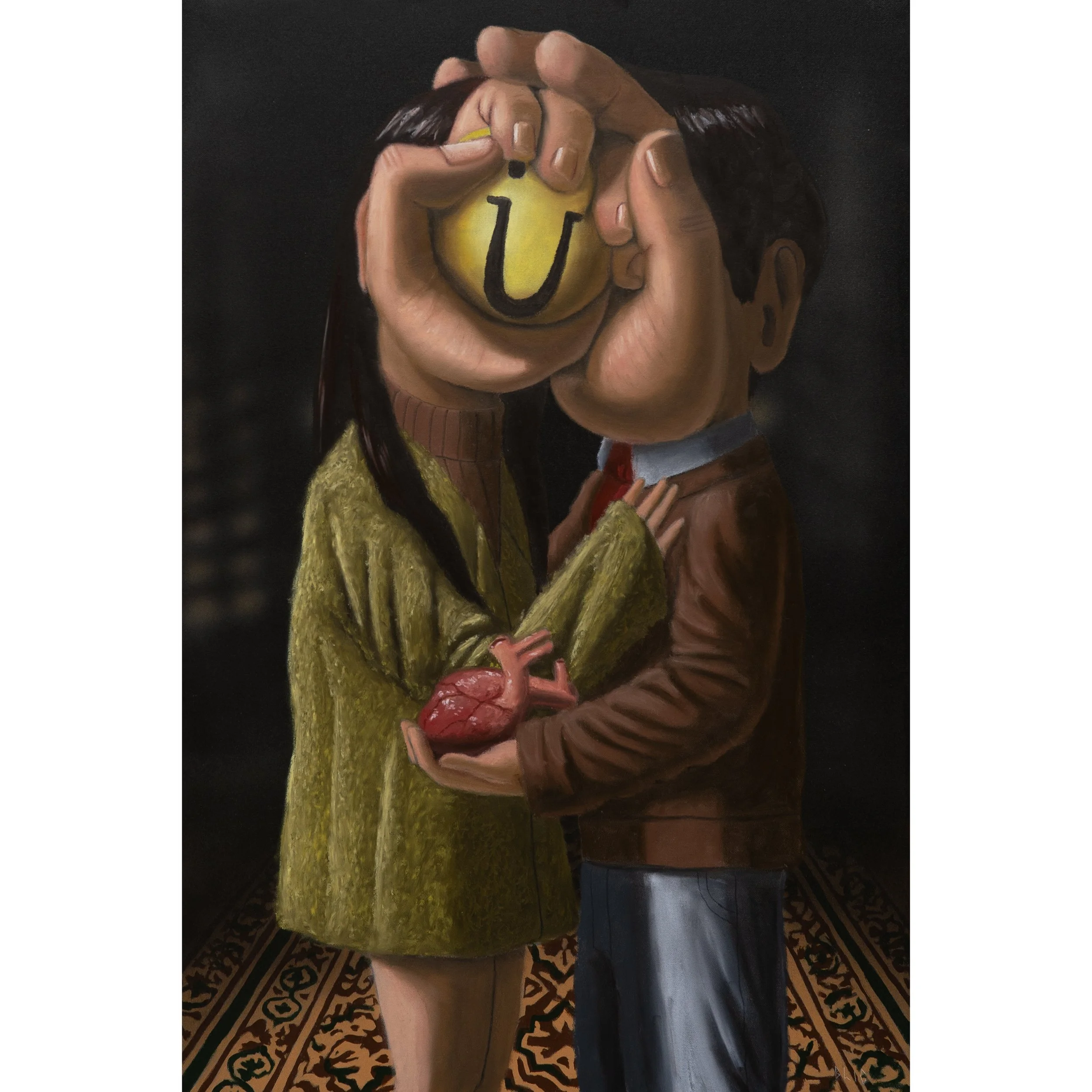 Oil Pastel on Canvas