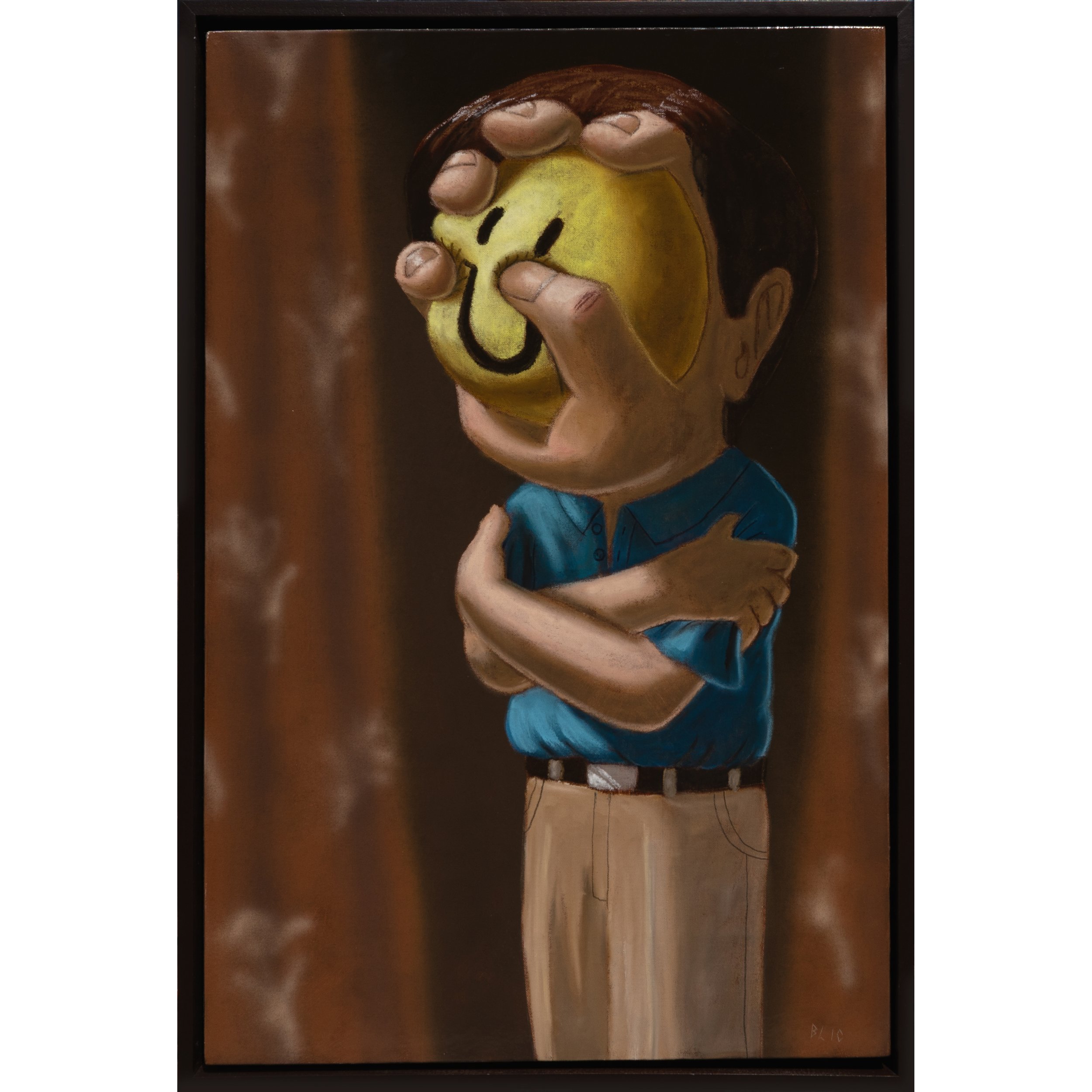 Oil Pastel on Canvas