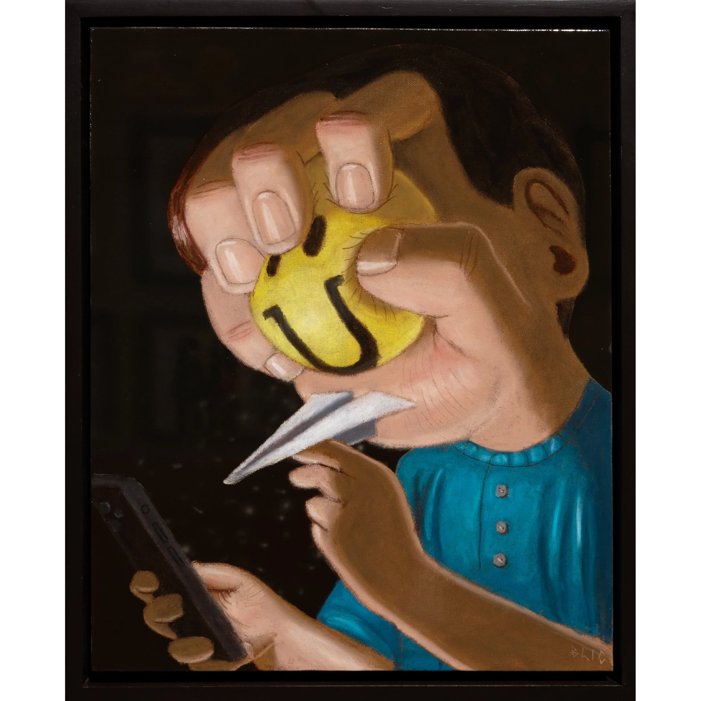 Oil Pastel on Canvas