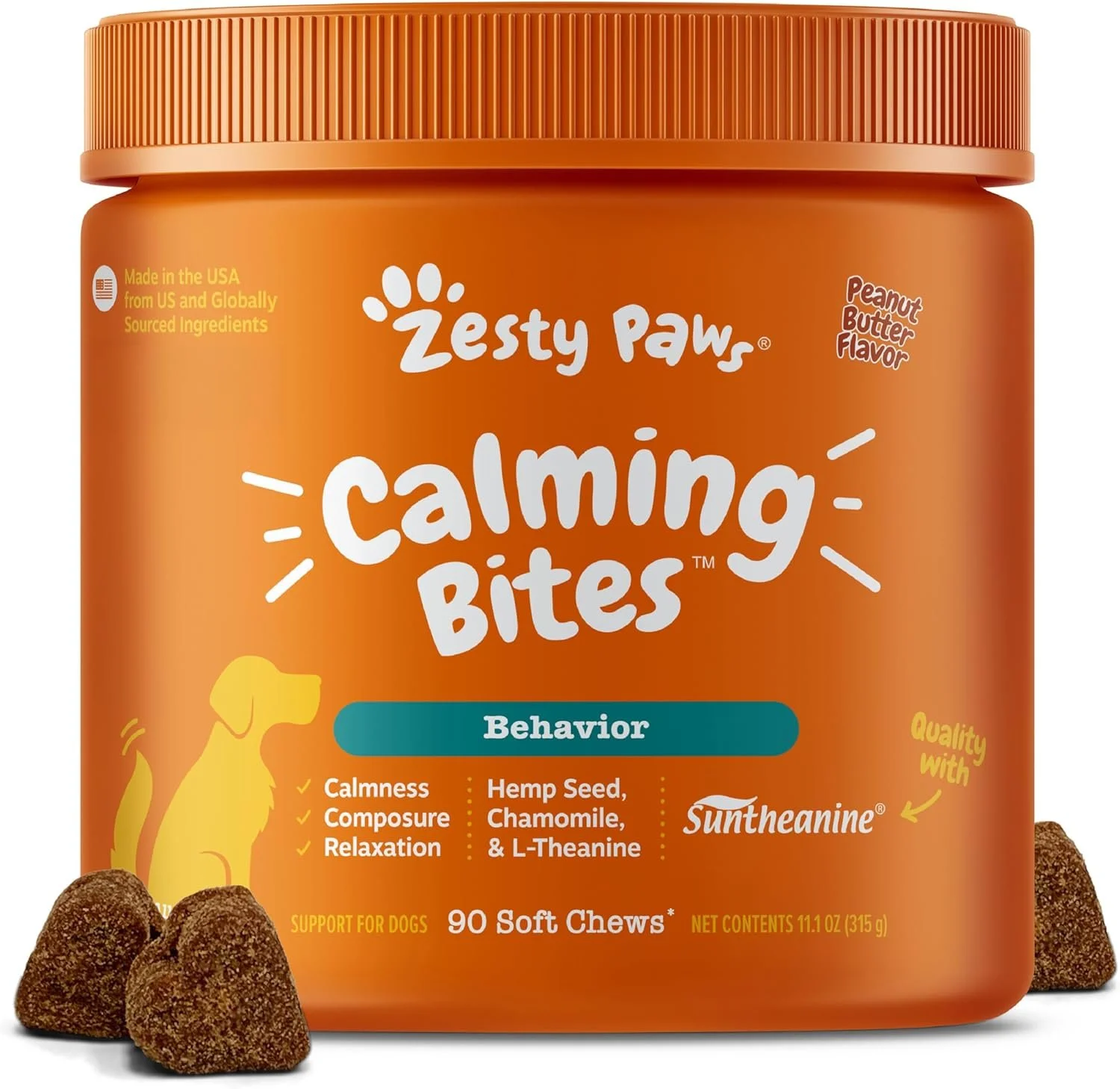 Zesty Paws Calming Bites