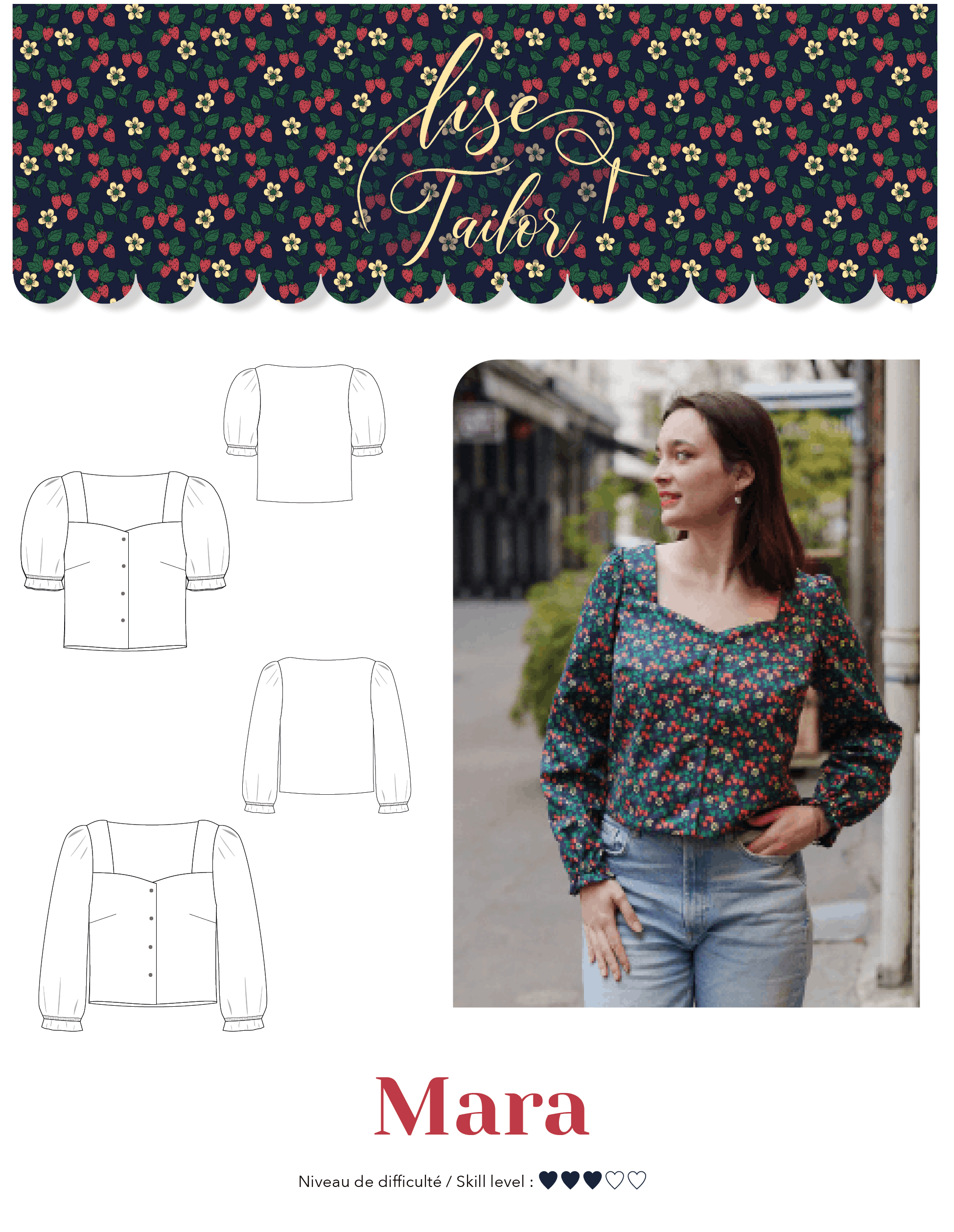 Lise Tailor - Mara Paper Pattern