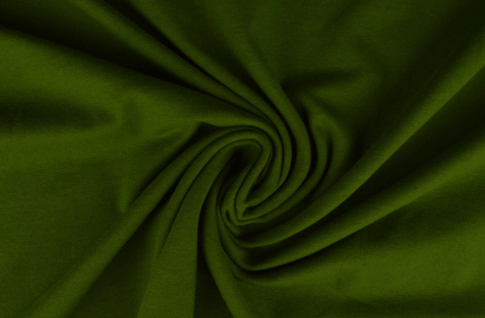 Moss Green Cotton Jersey Knit