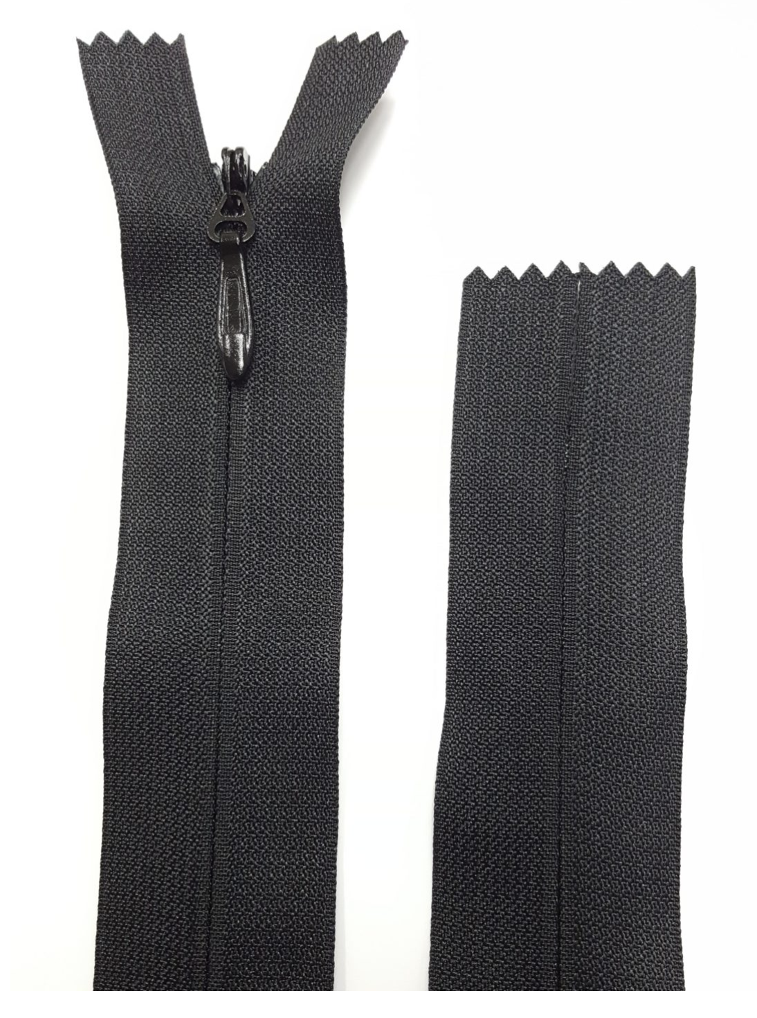 YKK Heavy duty Invisible Zipper #5 Closed End Black 50 cm $9.95