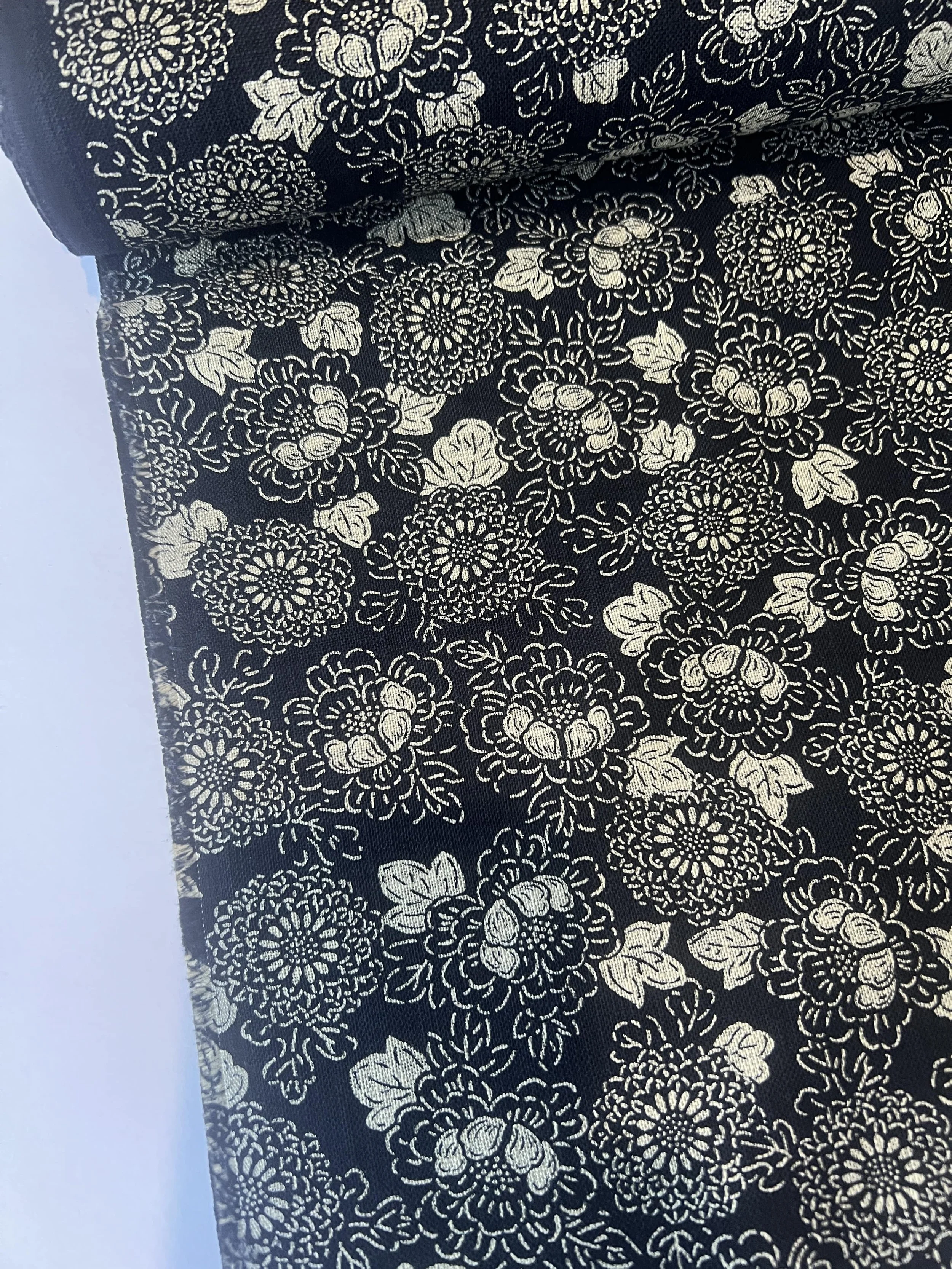 Sevenberry - Nara Niwa Garden Indigo Cotton Poplin