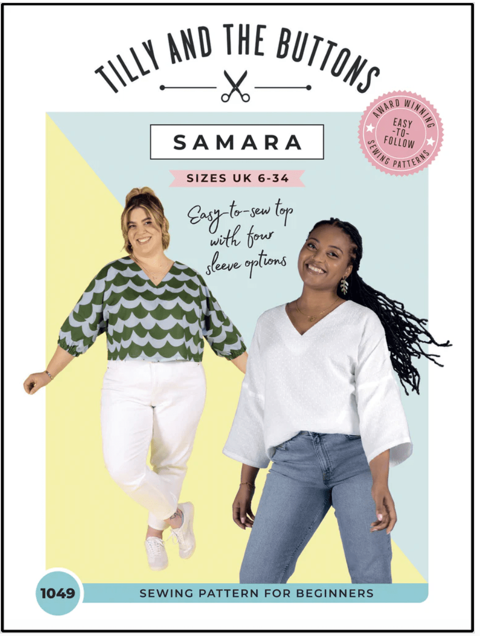 More Coming Soon** Tilly and the Buttons Samara Top Paper Pattern