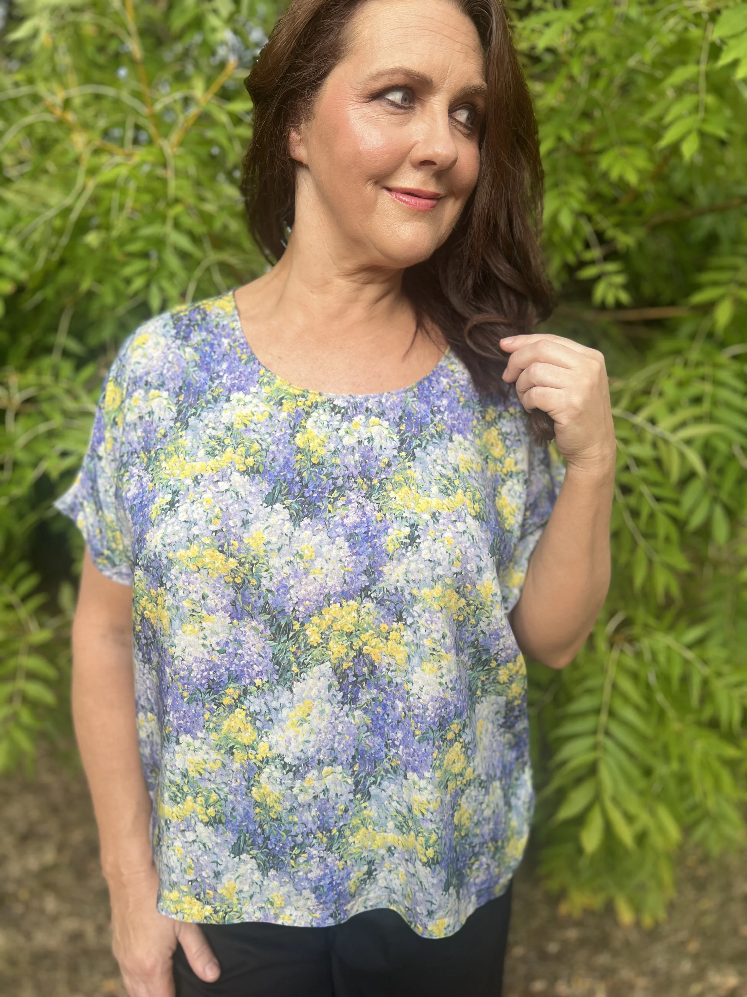 Make it Mine Kit - Maison Fauve Palma Top Pattern- Monet's Dream