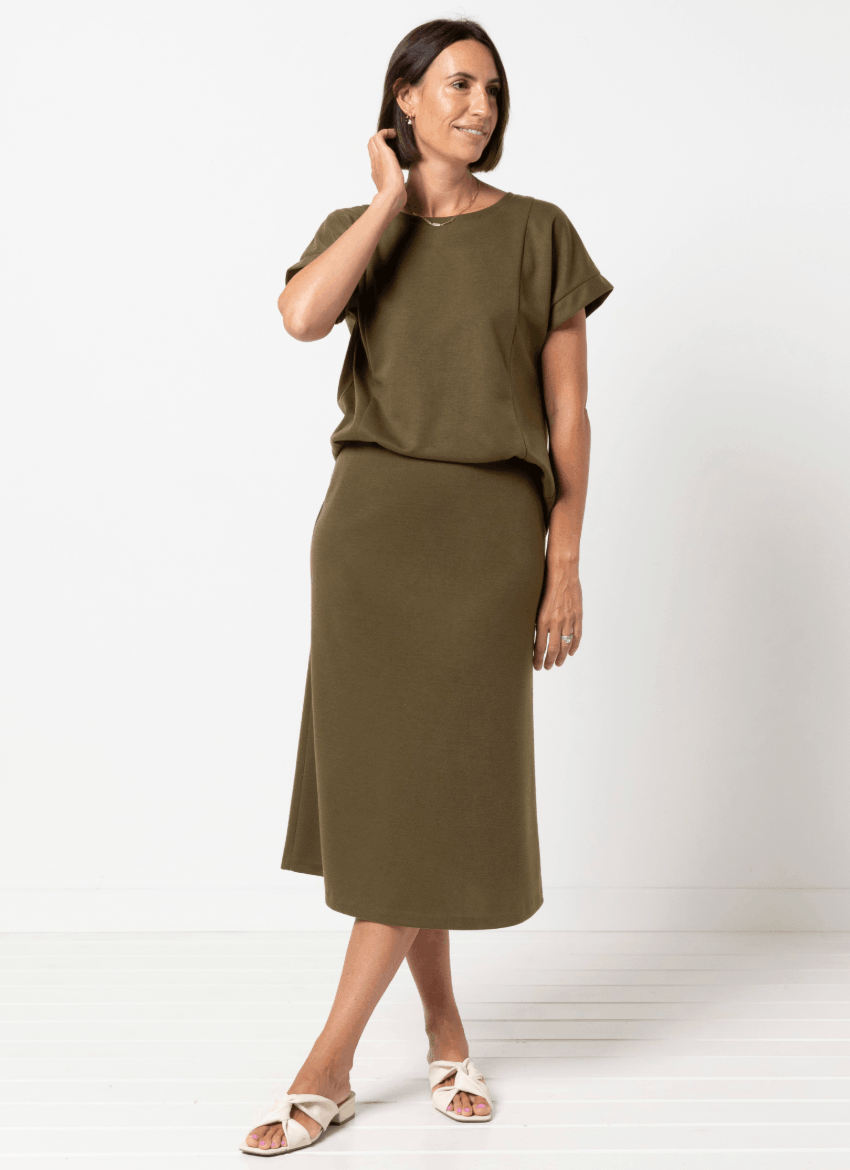 Style Arc -  Northcote Knit Skirt  Paper Pattern