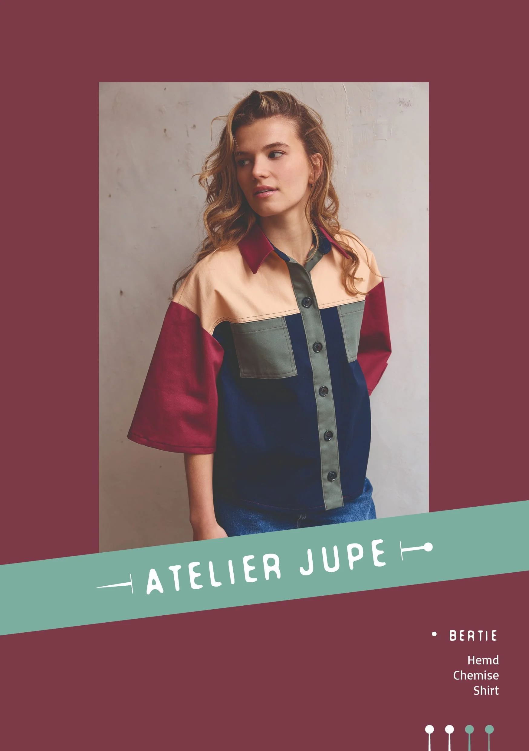 Atelier Jupe - Bertie Shirt Paper Pattern