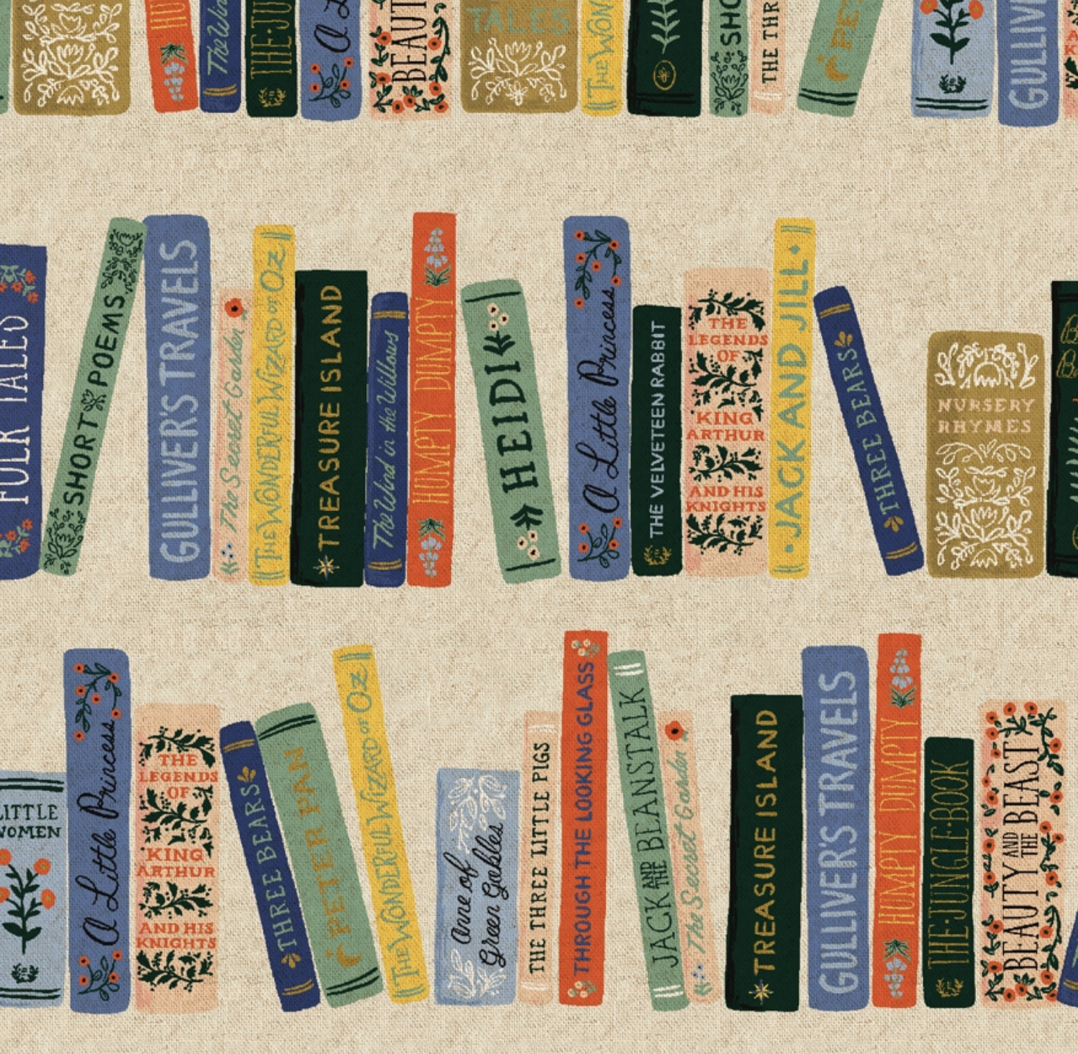 Cotton and Steel - Curio Book Club Unbleached Cotton/Linen